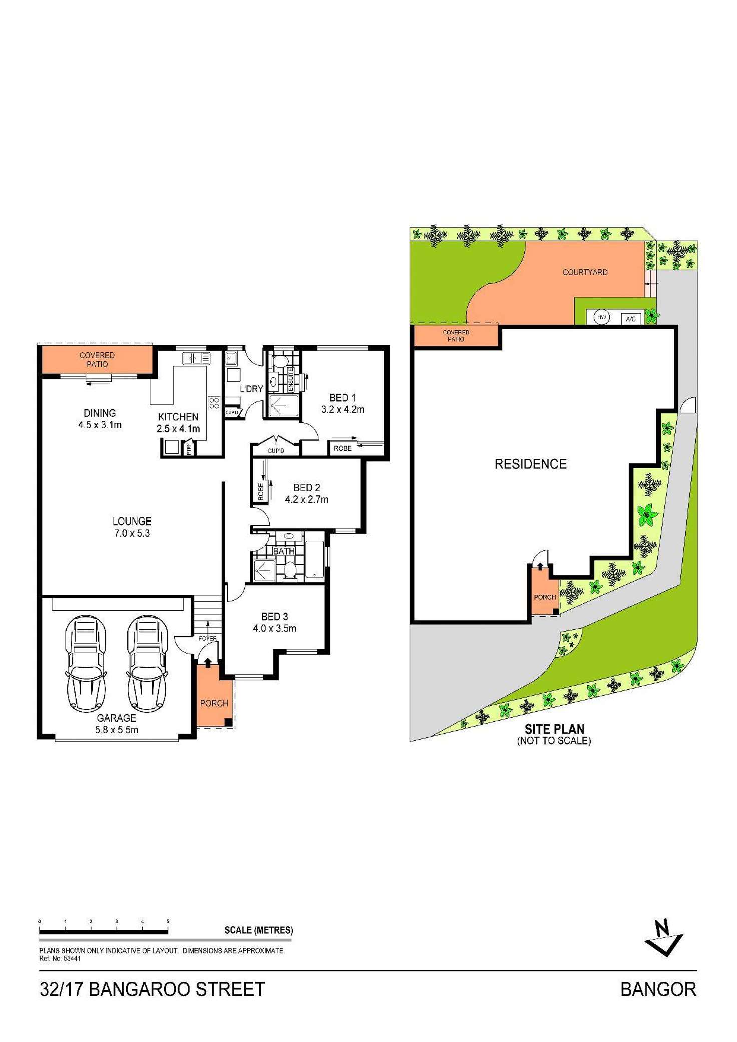 Floorplan of Homely villa listing, 32/17-33 Bangaroo Street, Bangor NSW 2234