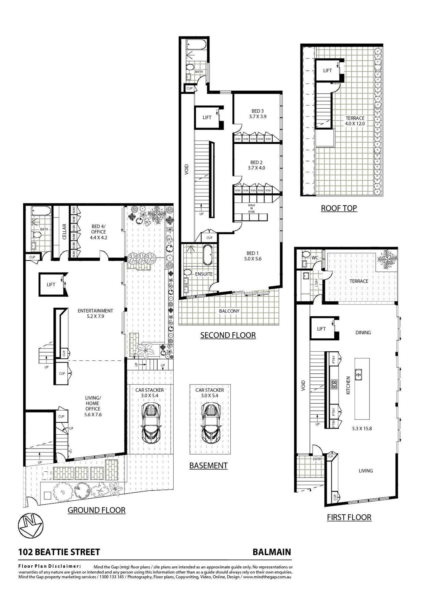 Floorplan of Homely house listing, 102 Beattie Street, Balmain NSW 2041