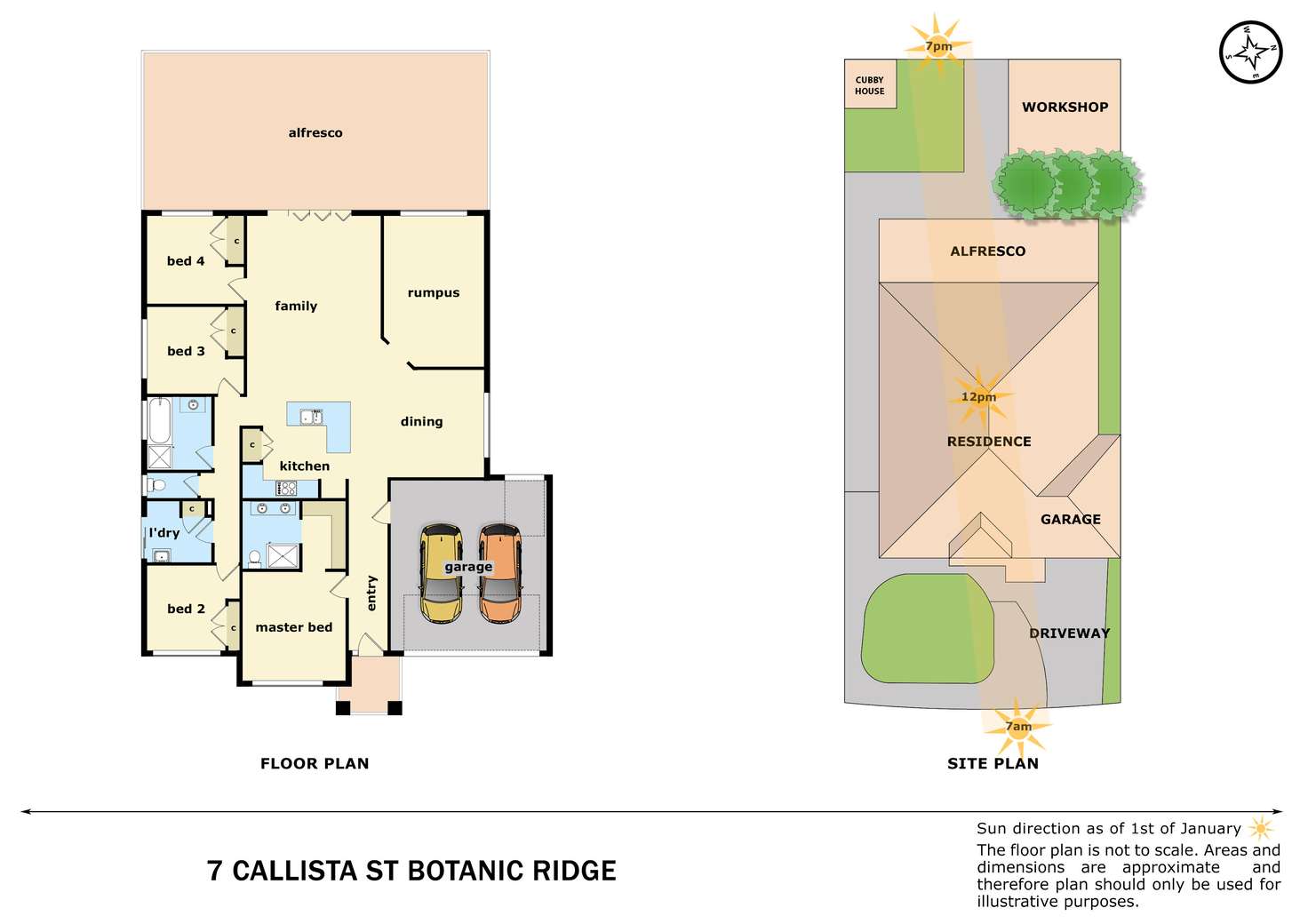 Floorplan of Homely house listing, 7 Callista Street, Botanic Ridge VIC 3977