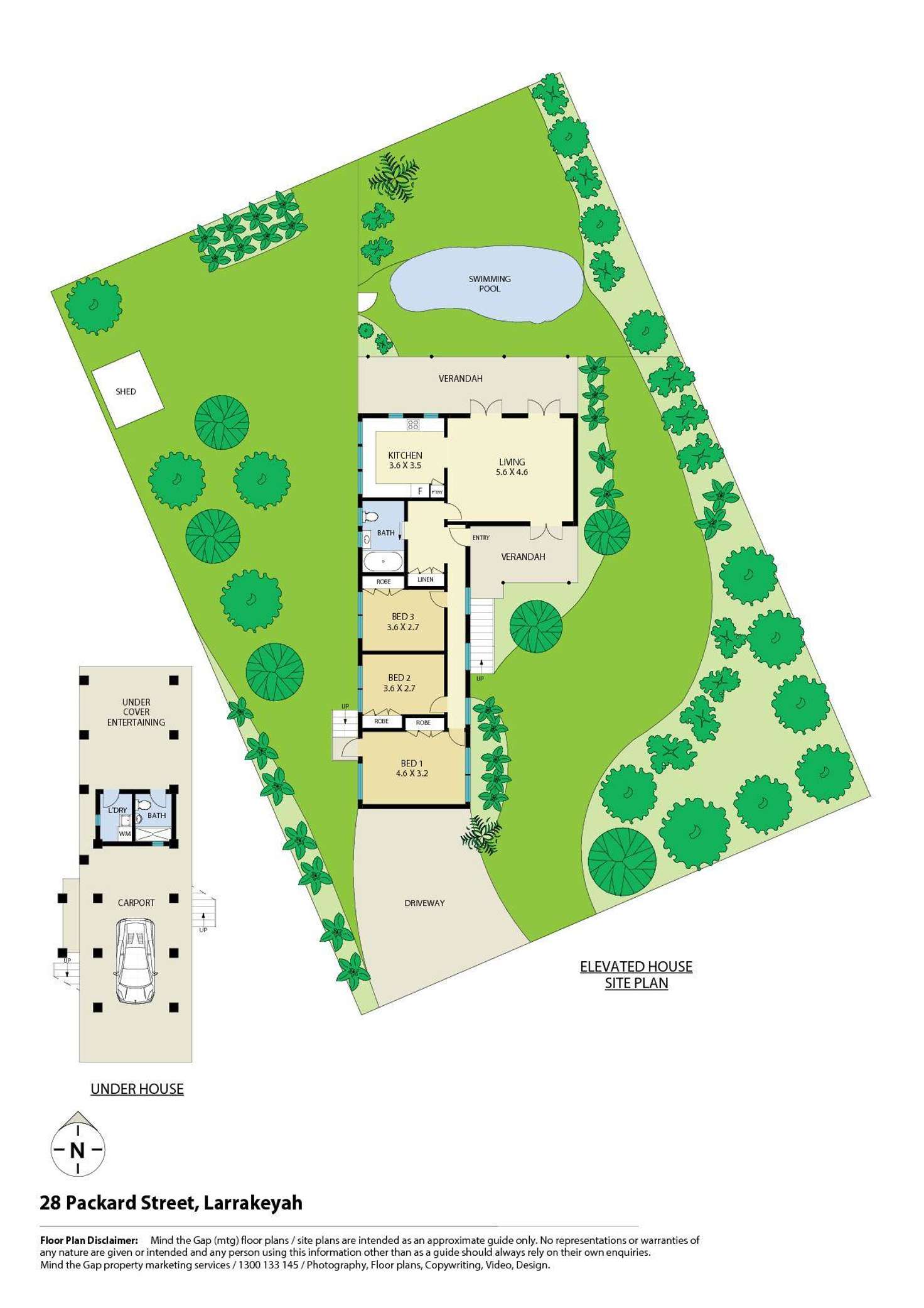 Floorplan of Homely house listing, 28 Packard Street, Larrakeyah NT 820