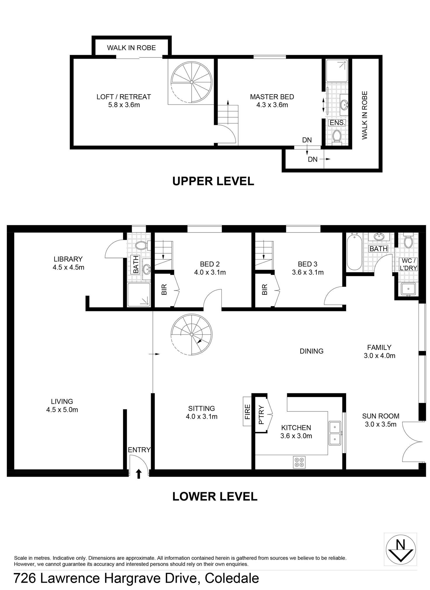 Floorplan of Homely house listing, 726 Lawrence Hargrave Drive, Coledale NSW 2515