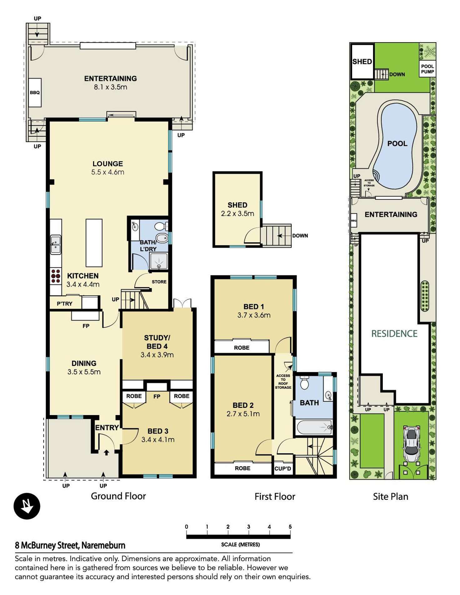Floorplan of Homely house listing, 8 McBurney Street, Naremburn NSW 2065