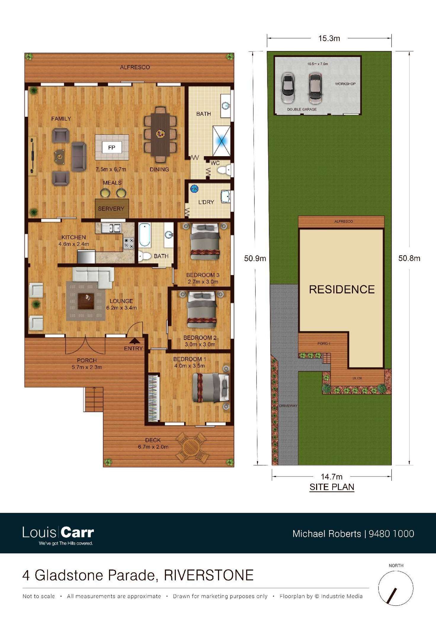 Floorplan of Homely house listing, 4 Gladstone Parade, Riverstone NSW 2765