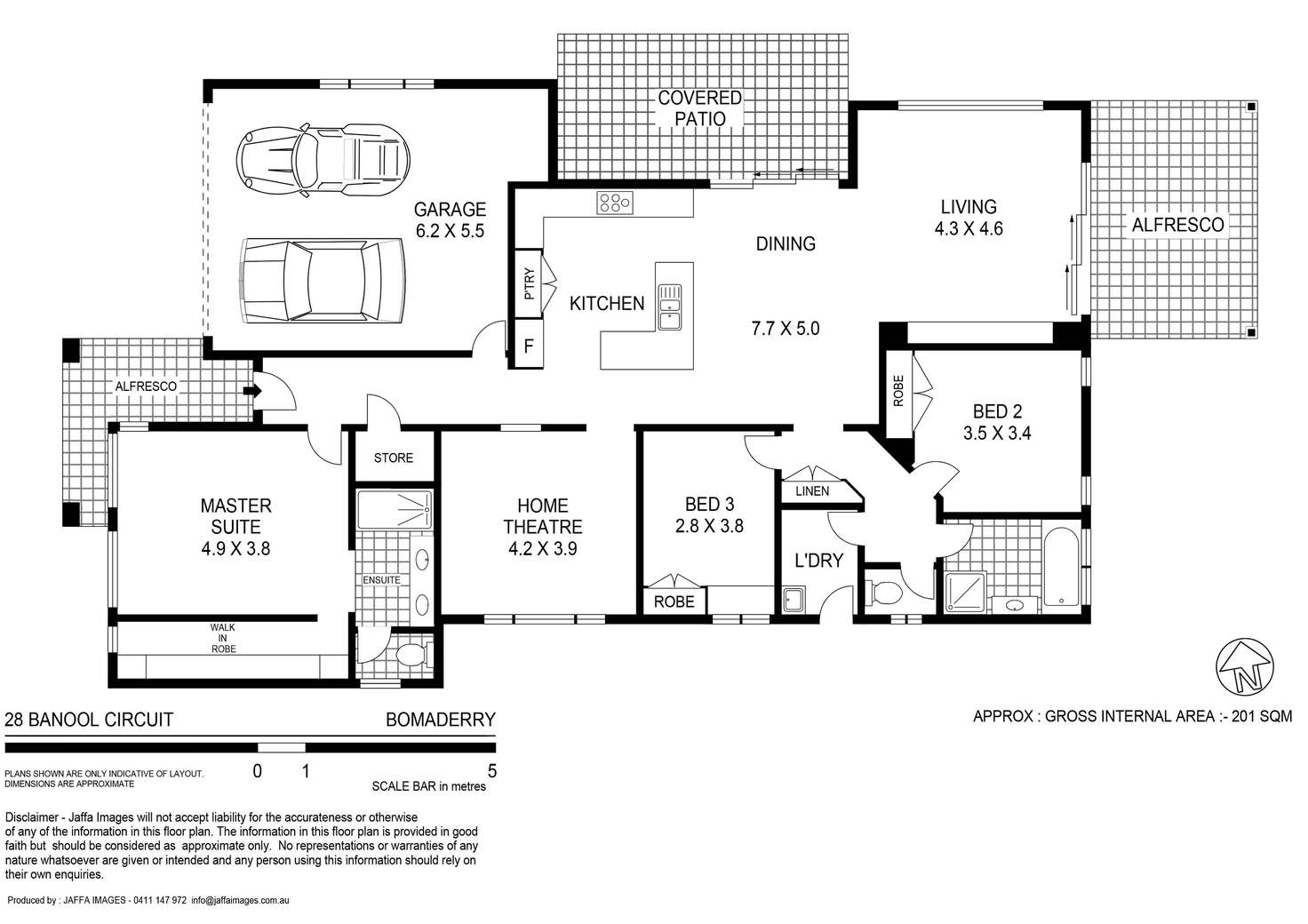 Floorplan of Homely house listing, 28 Banool Circuit, Bomaderry NSW 2541