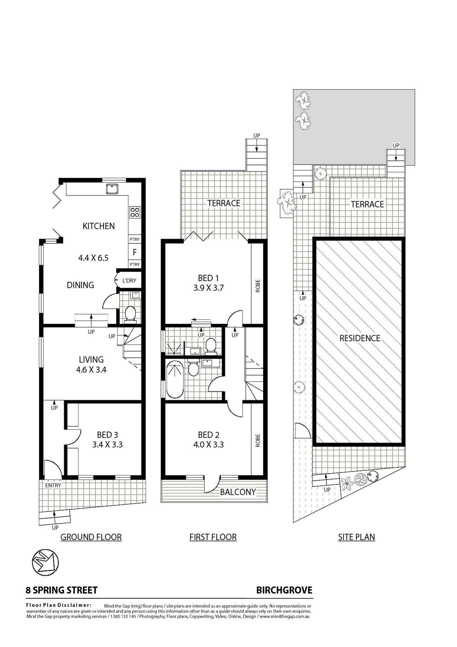 Floorplan of Homely house listing, 8 Spring Street, Birchgrove NSW 2041