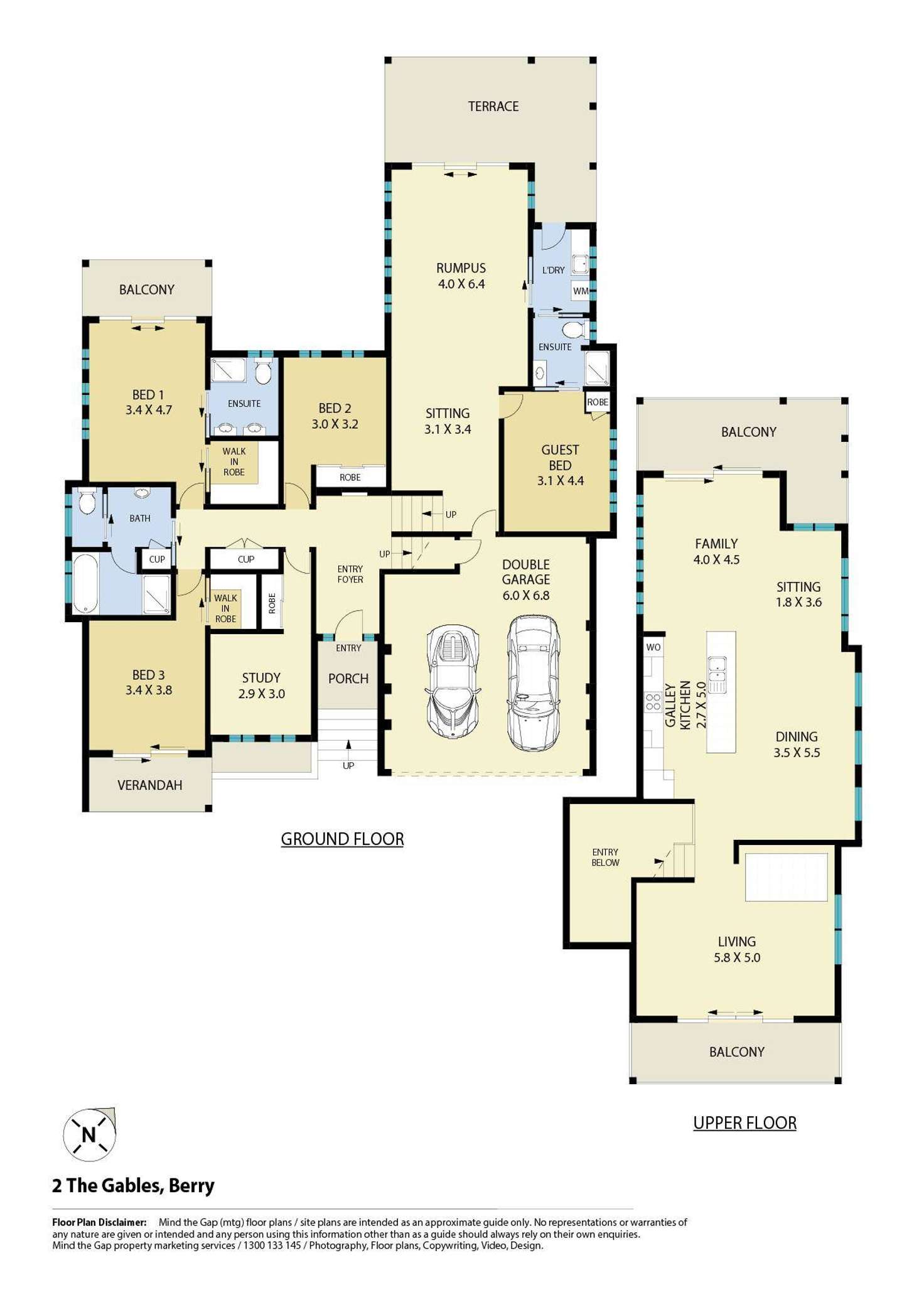 Floorplan of Homely house listing, 2 The Gables, Berry NSW 2535