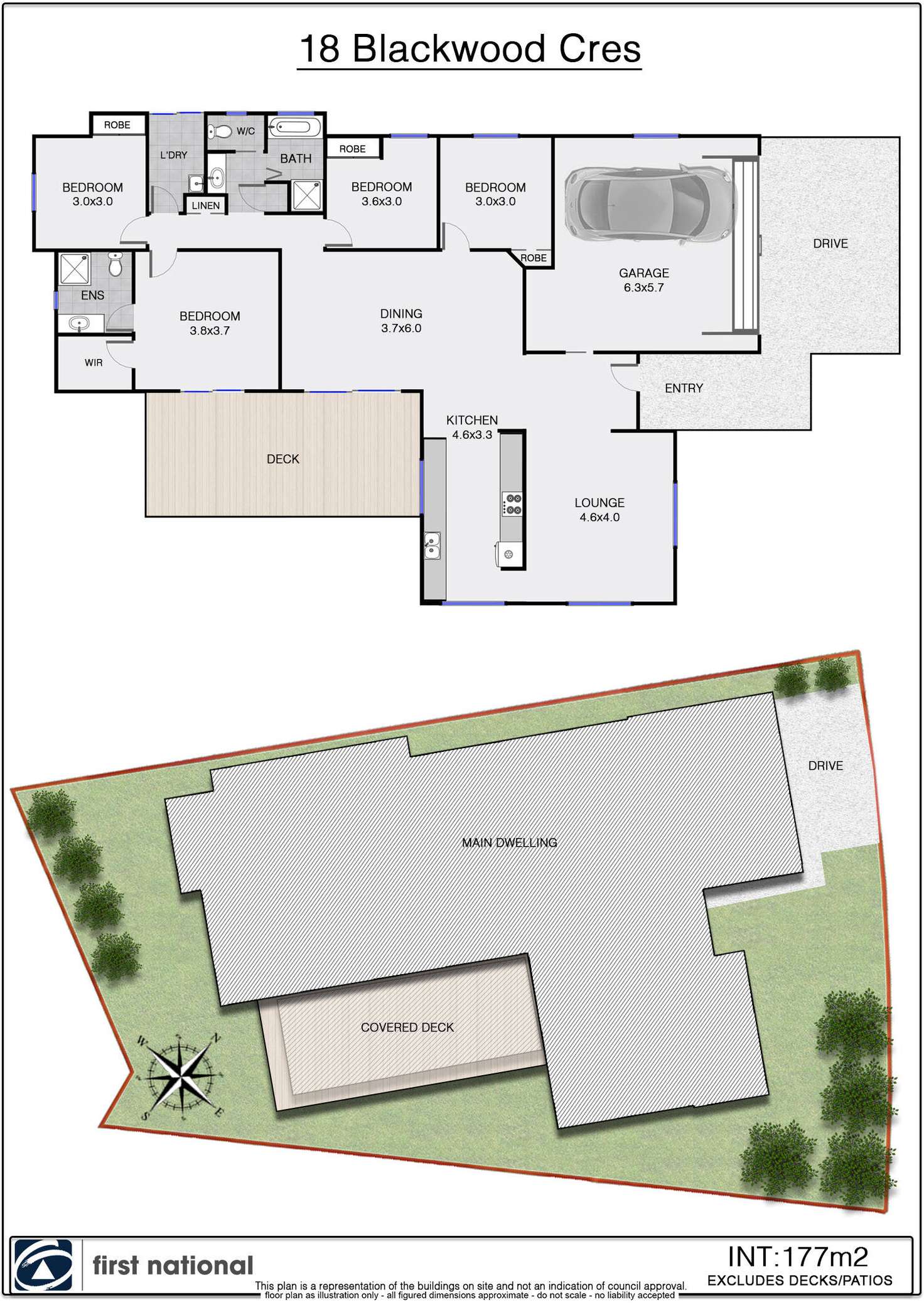 Floorplan of Homely house listing, 18 Blackwood Crescent, Bangalow NSW 2479