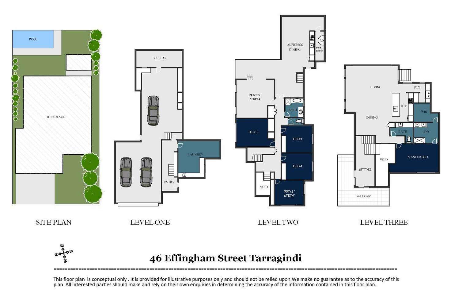 Floorplan of Homely house listing, 46 Effingham Street, Tarragindi QLD 4121