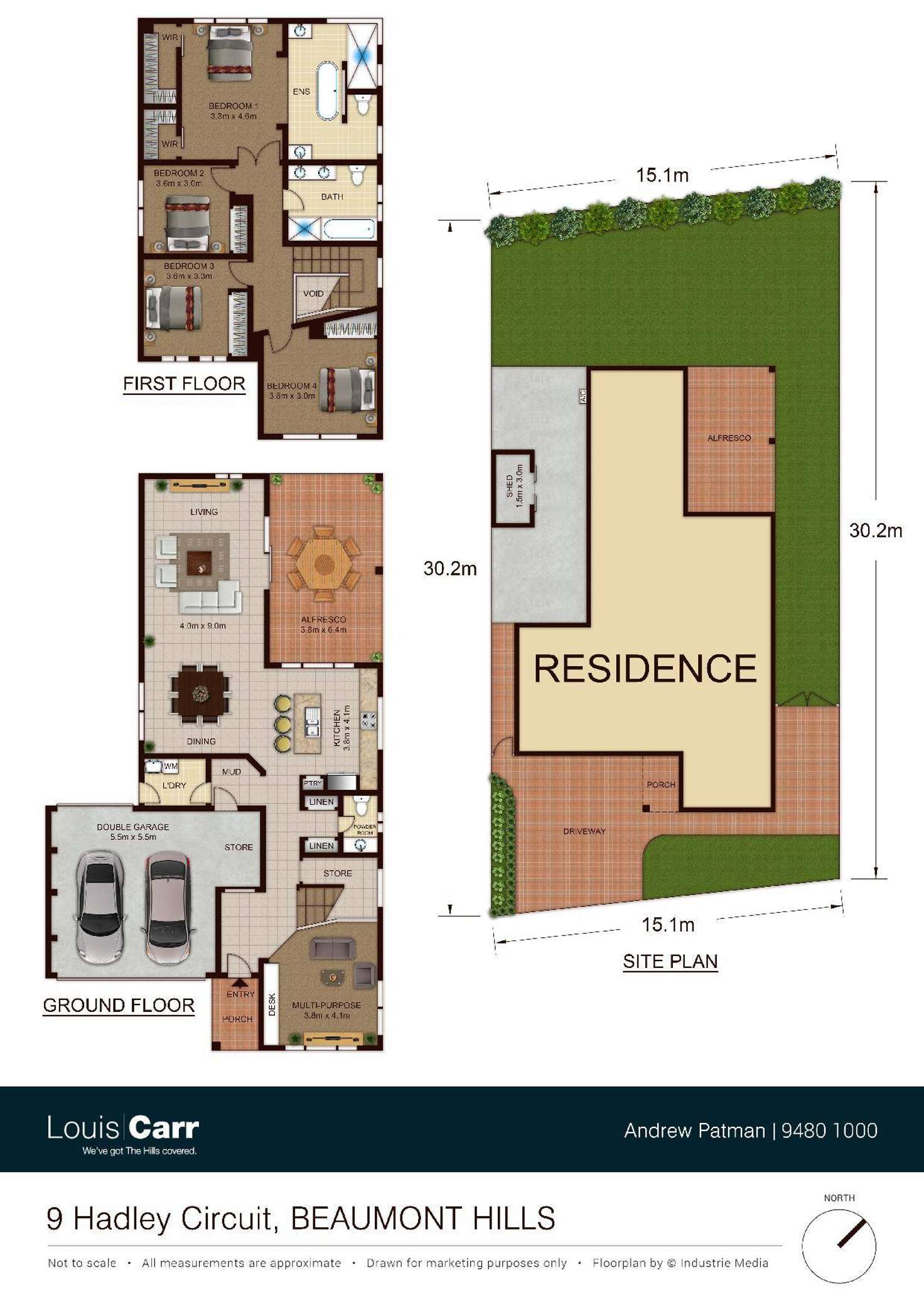 Floorplan of Homely house listing, 9 Hadley Circuit, Beaumont Hills NSW 2155