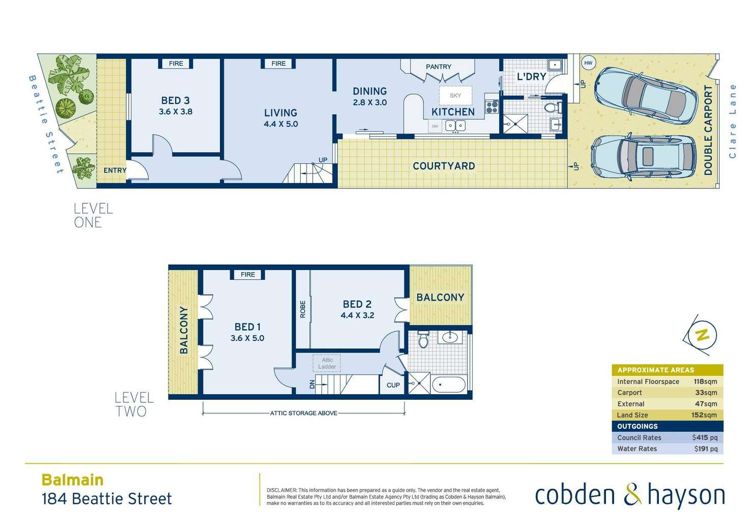 Floorplan of Homely house listing, 184 Beattie Street, Balmain NSW 2041