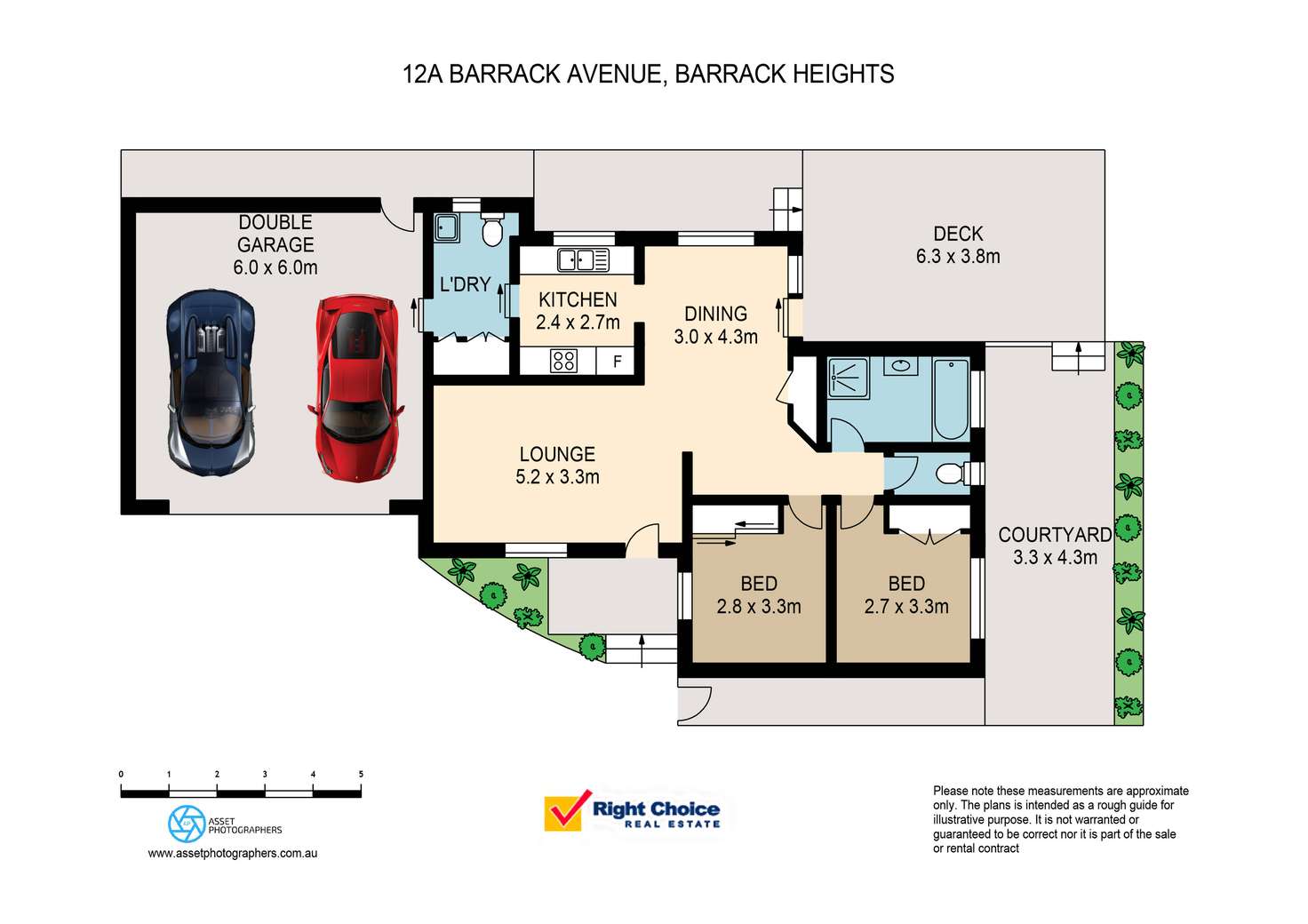 Floorplan of Homely villa listing, 12a Barrack Avenue, Barrack Heights NSW 2528