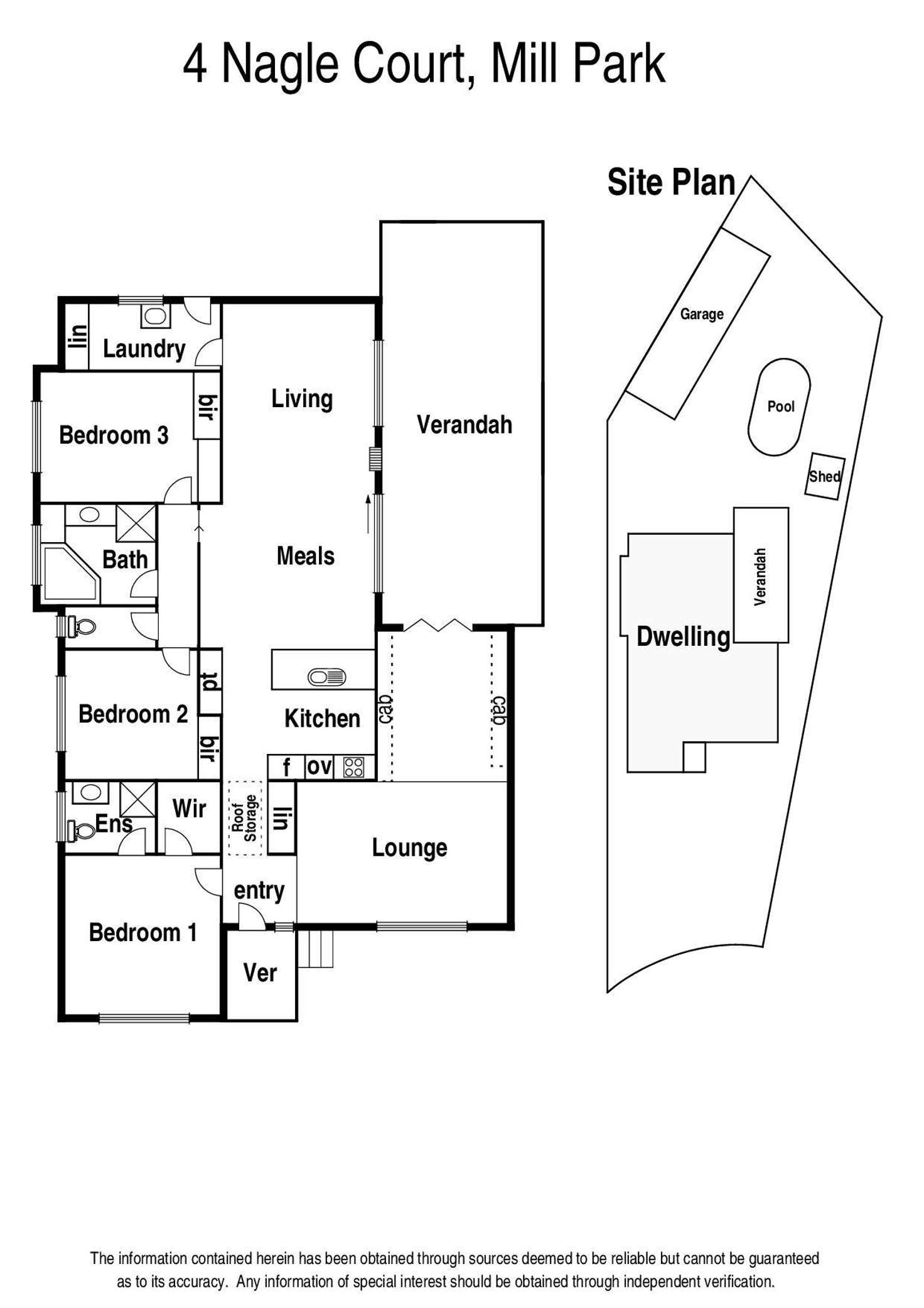 Floorplan of Homely house listing, 4 Nagle Court, Mill Park VIC 3082