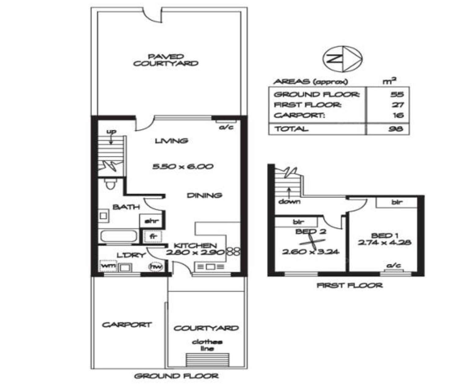 Floorplan of Homely townhouse listing, 9/4 Fisher Street, Felixstow SA 5070