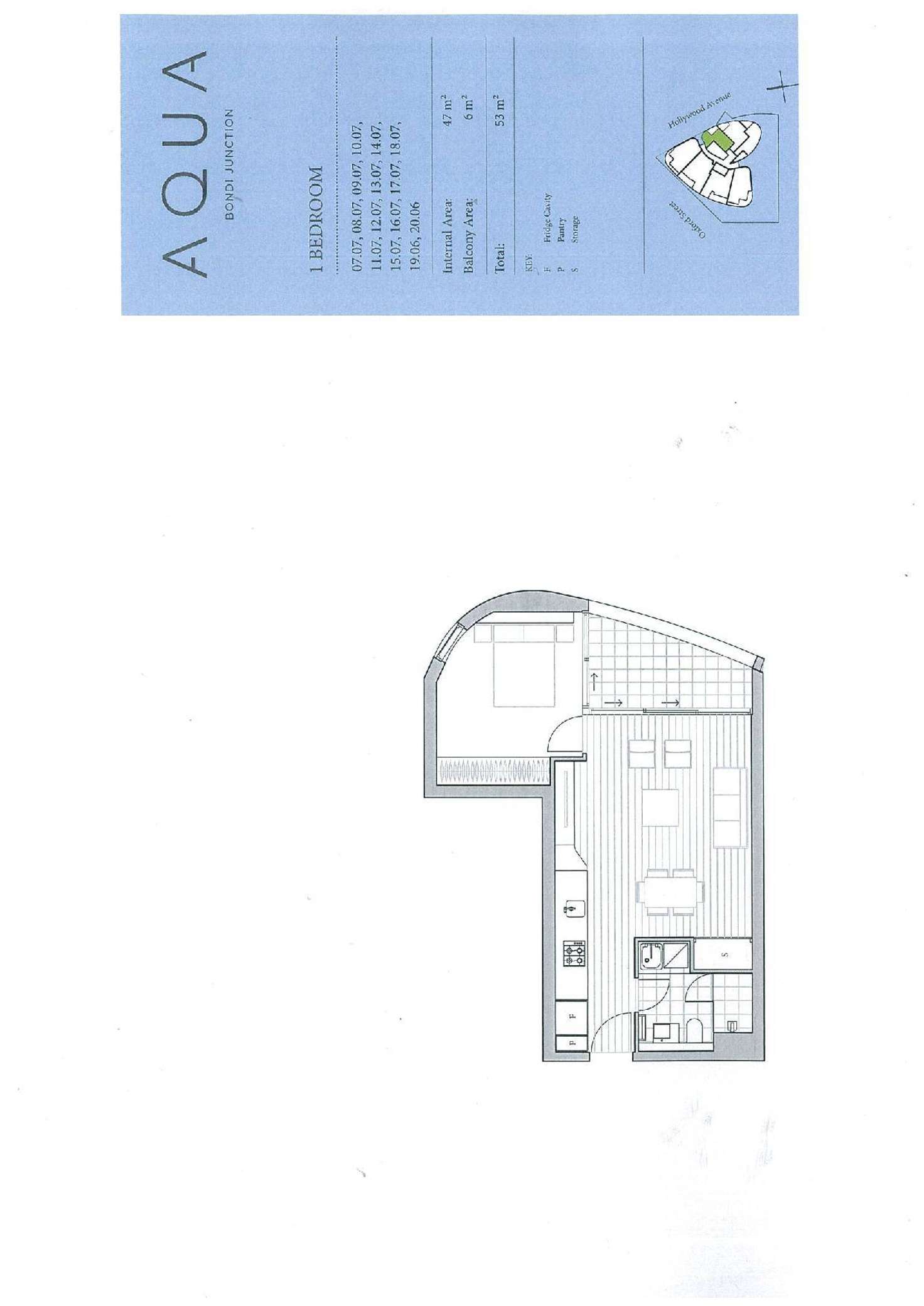 Floorplan of Homely apartment listing, 1107/241 Oxford Street, Bondi Junction NSW 2022