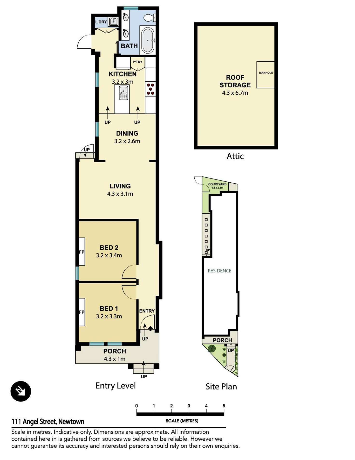 Floorplan of Homely house listing, 111 Angel Street, Newtown NSW 2042