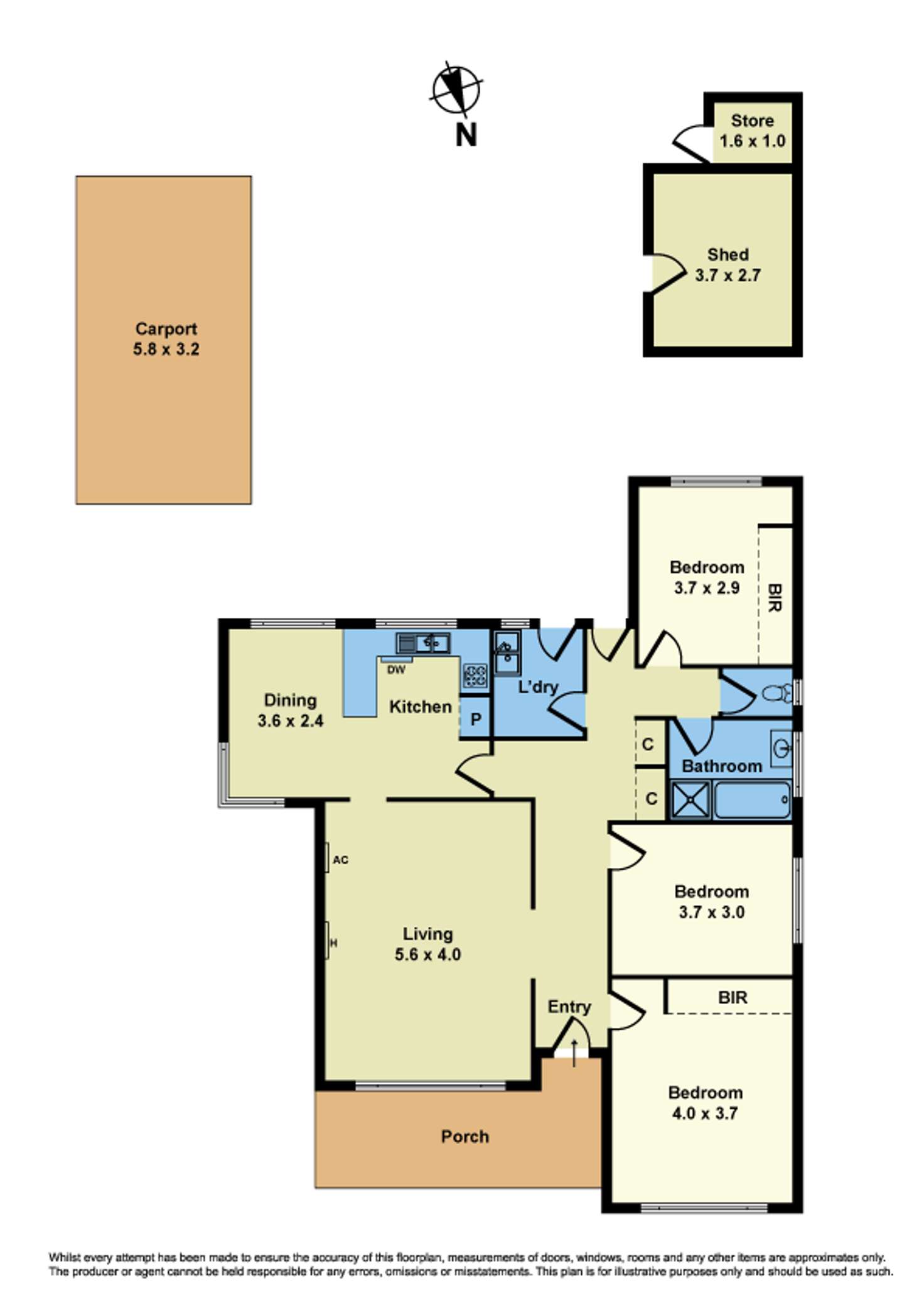 Floorplan of Homely house listing, 21 Westwood Way, Albion VIC 3020