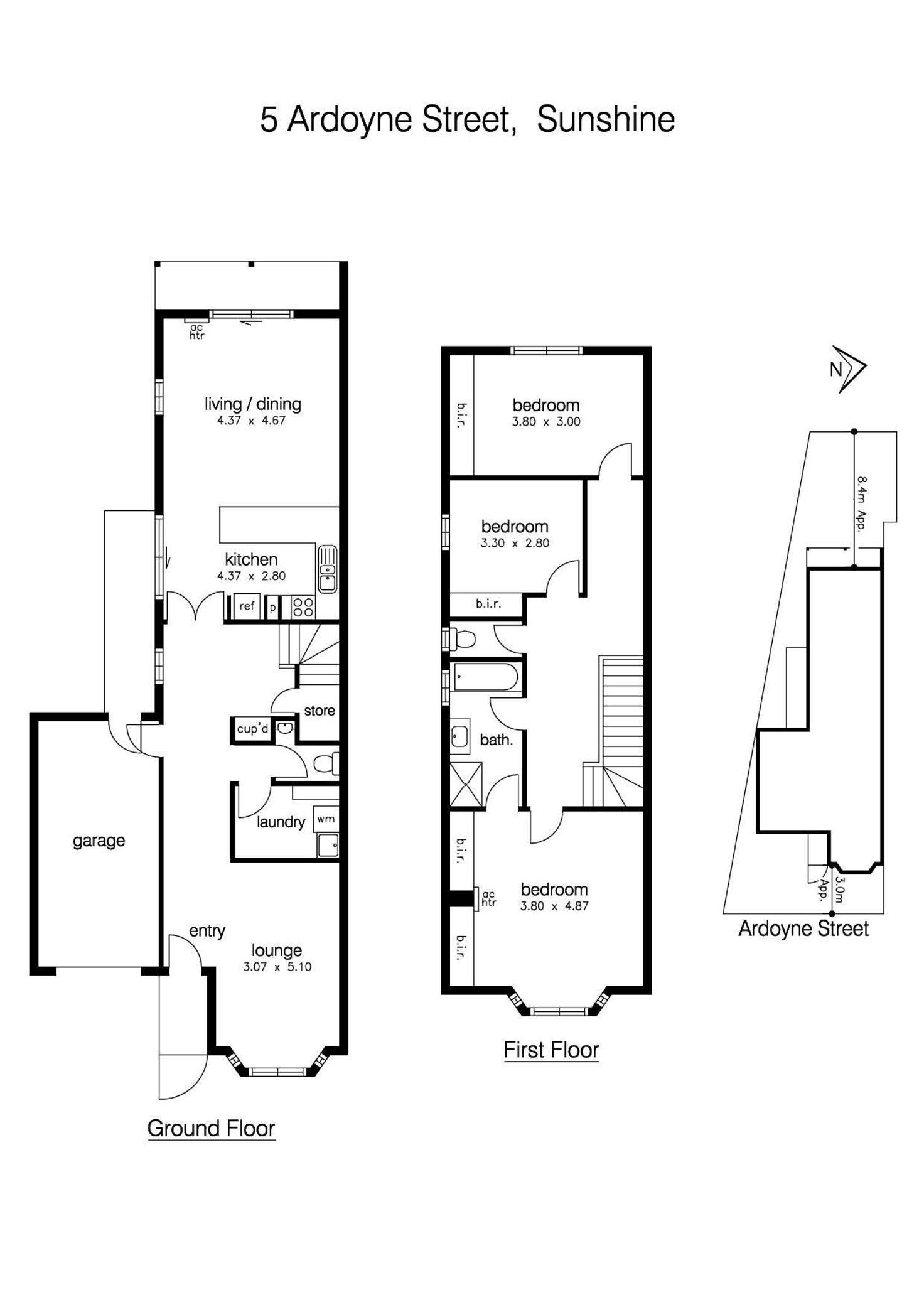 Floorplan of Homely house listing, 5 Ardoyne Street, Sunshine VIC 3020