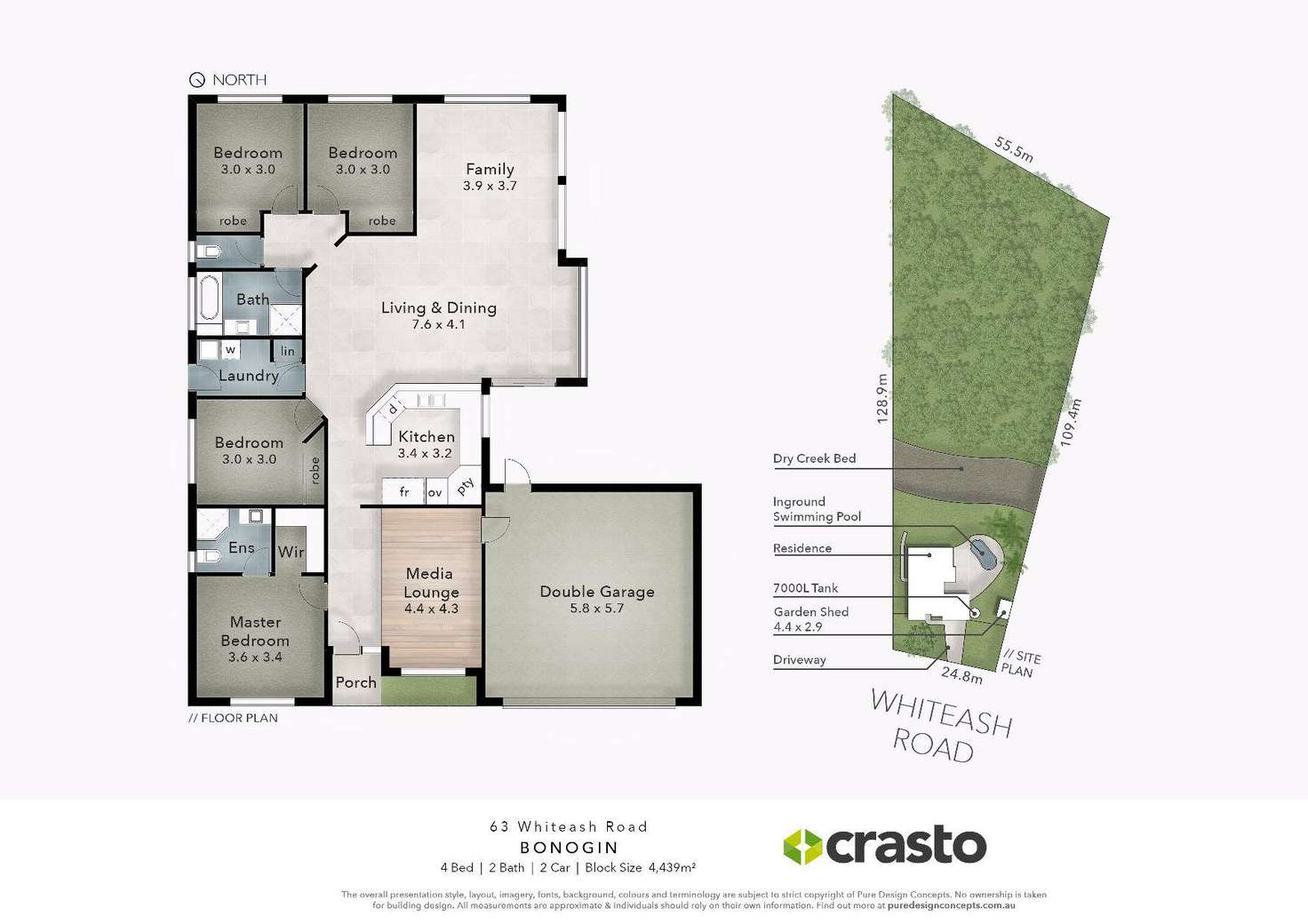 Floorplan of Homely house listing, 63 Whiteash Road, Bonogin QLD 4213