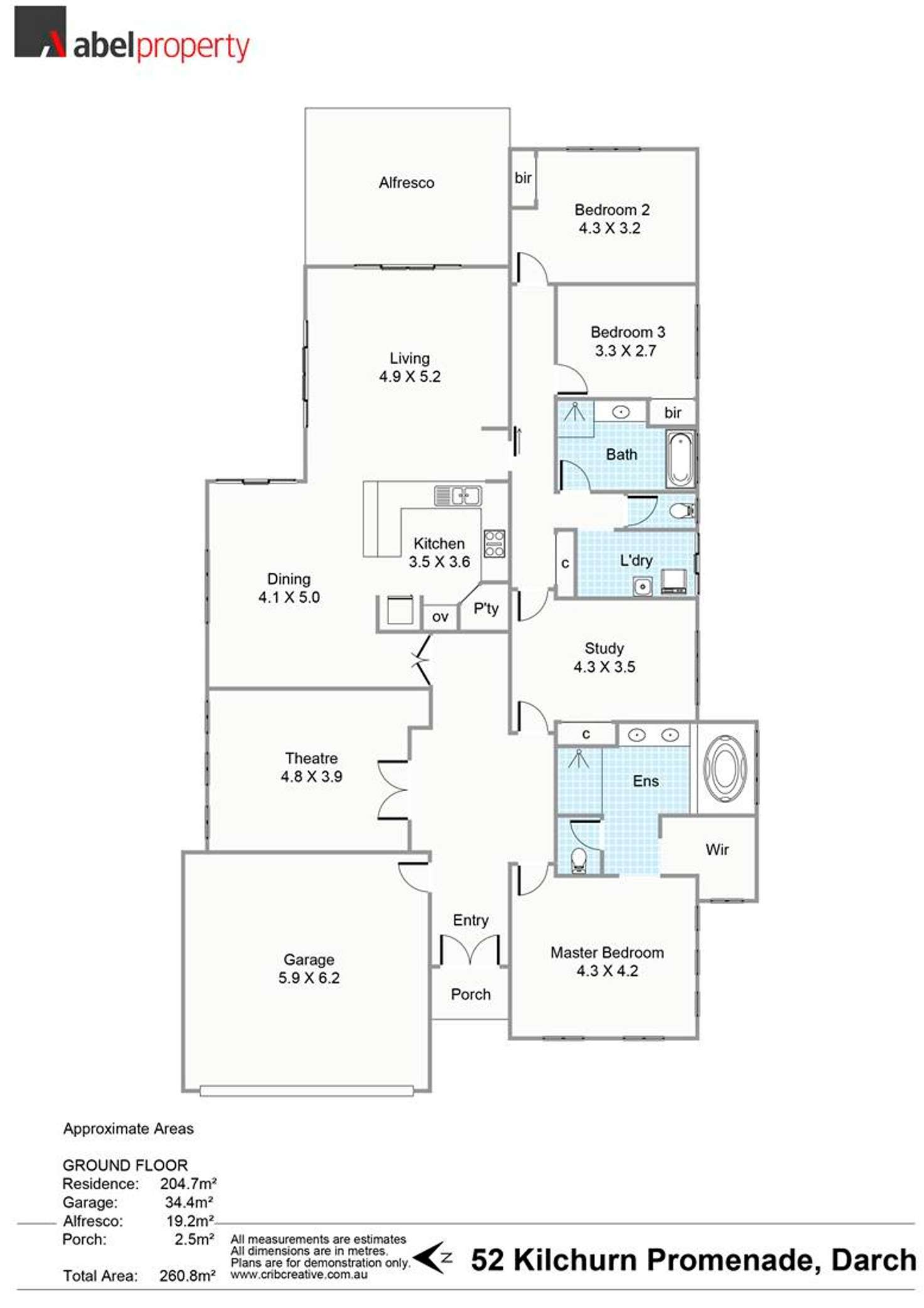 Floorplan of Homely house listing, 52 Kilchurn Promenade, Darch WA 6065