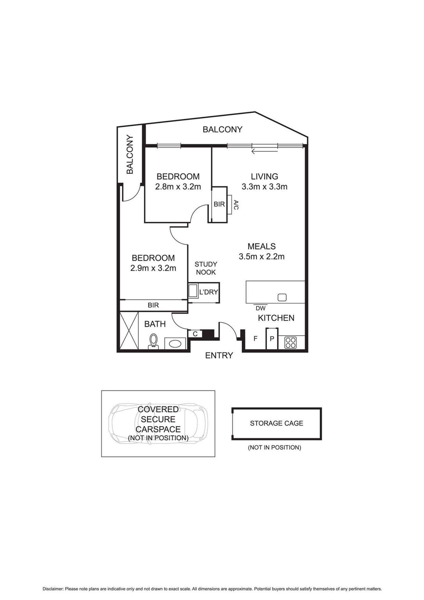Floorplan of Homely apartment listing, 6211/172 Edward Street, Brunswick East VIC 3057