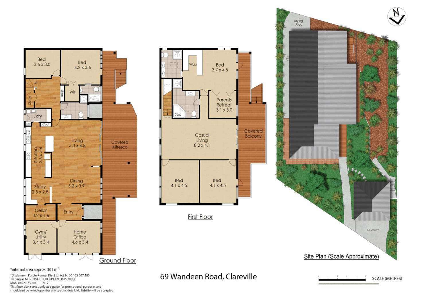 Floorplan of Homely house listing, 69 Wandeen Road, Avalon Beach NSW 2107