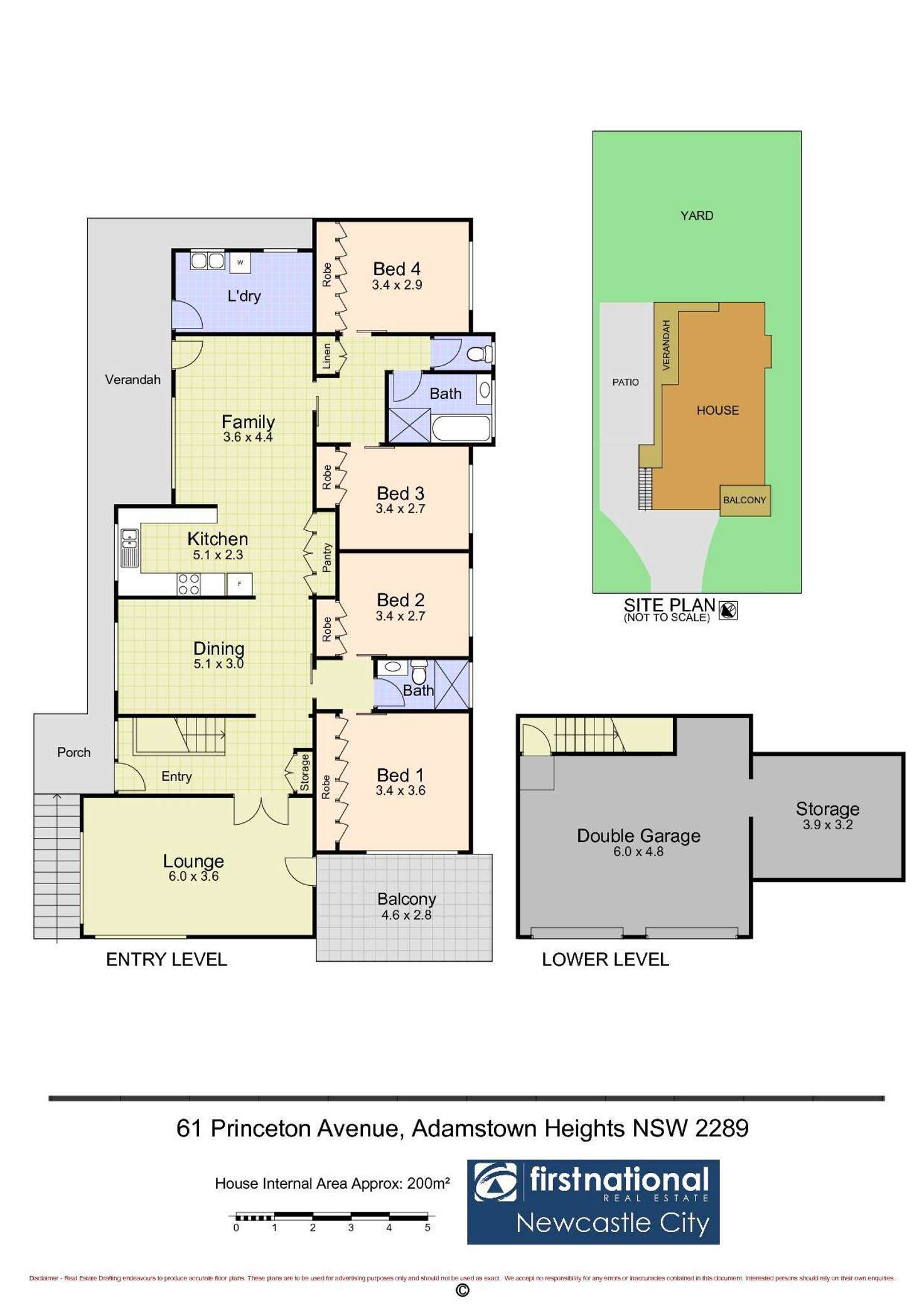 Floorplan of Homely house listing, 61 Princeton Avenue, Adamstown Heights NSW 2289