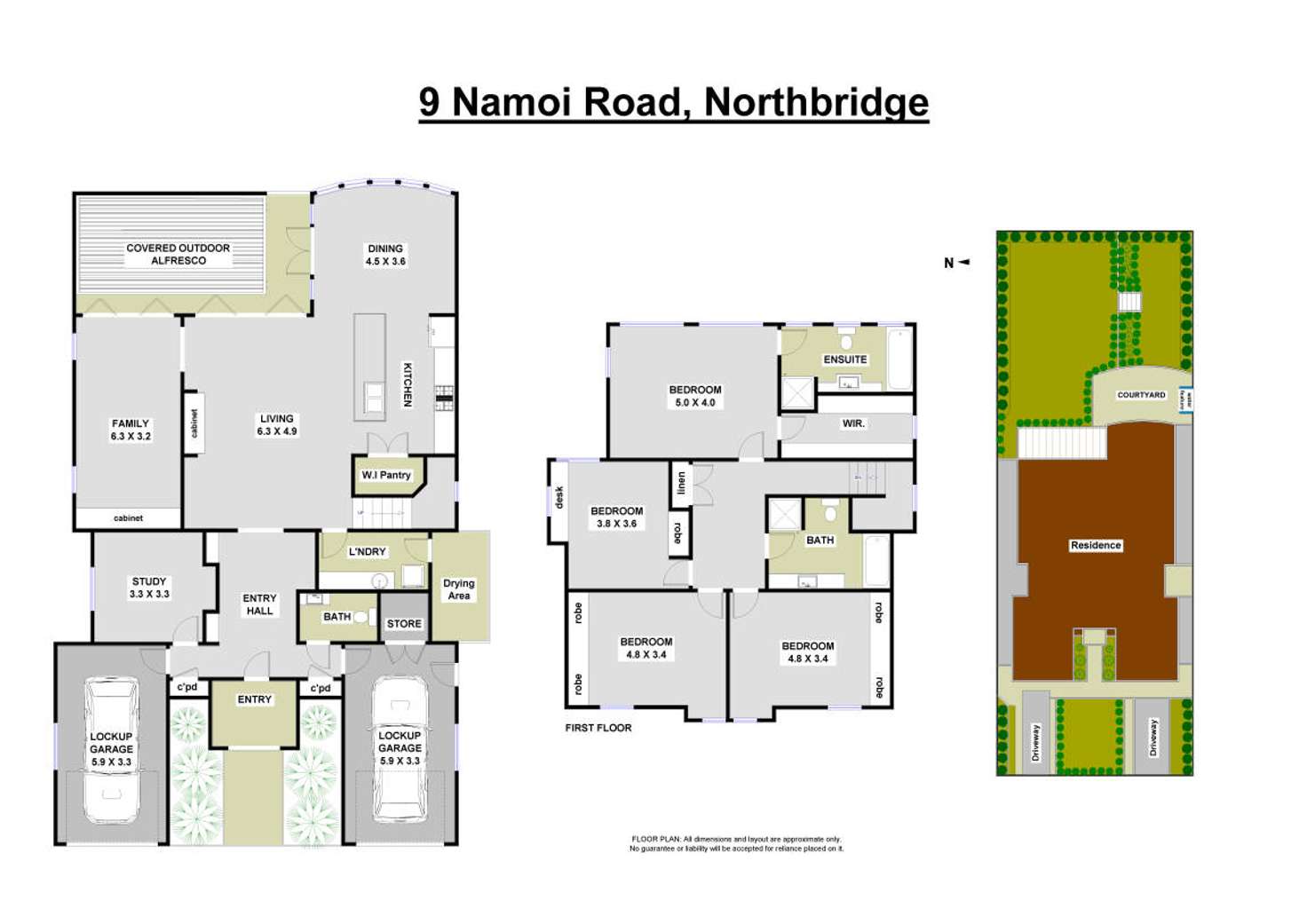 Floorplan of Homely house listing, 9 Namoi Road, Northbridge NSW 2063