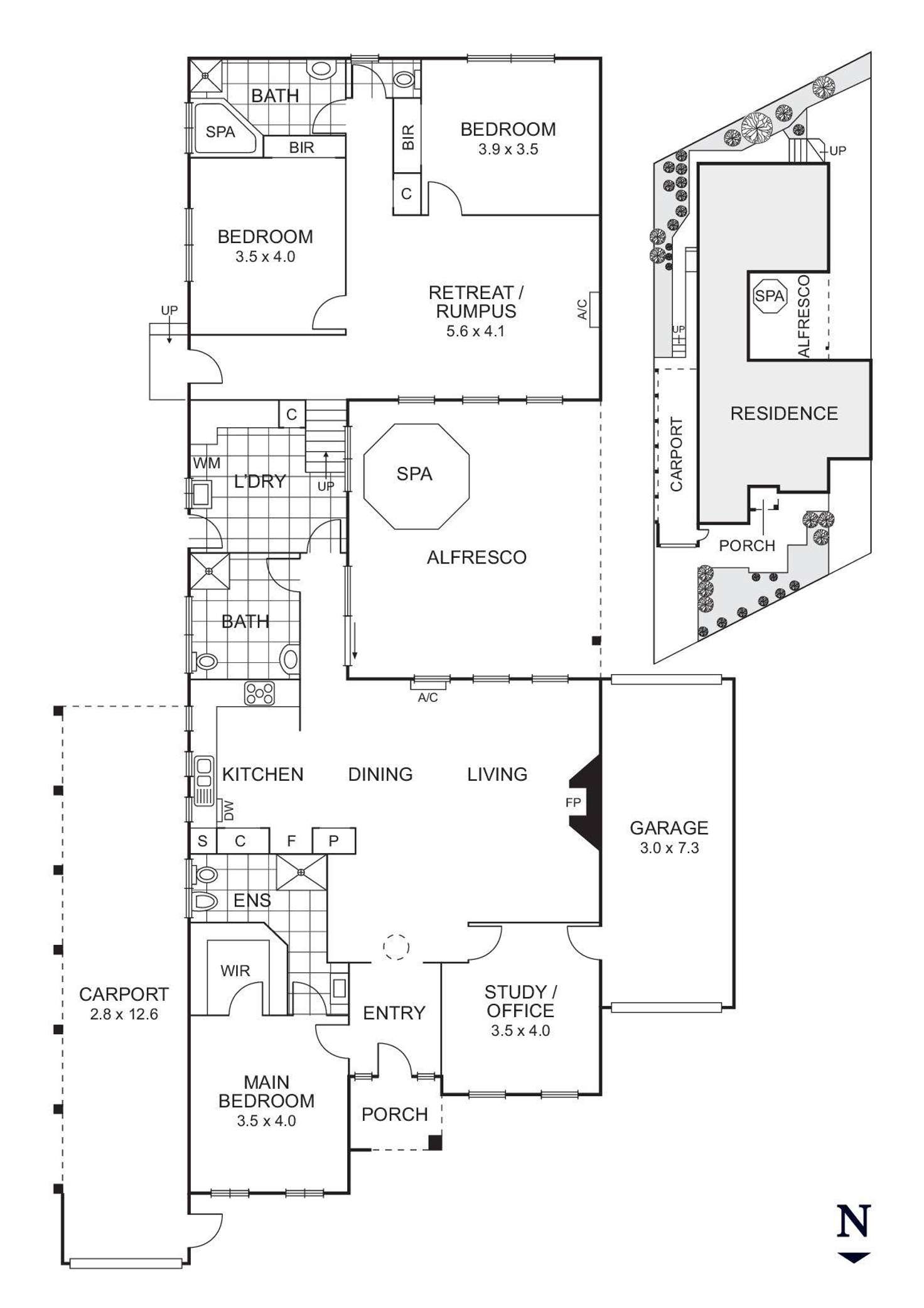 Floorplan of Homely house listing, 2A Austin Street, Bulleen VIC 3105