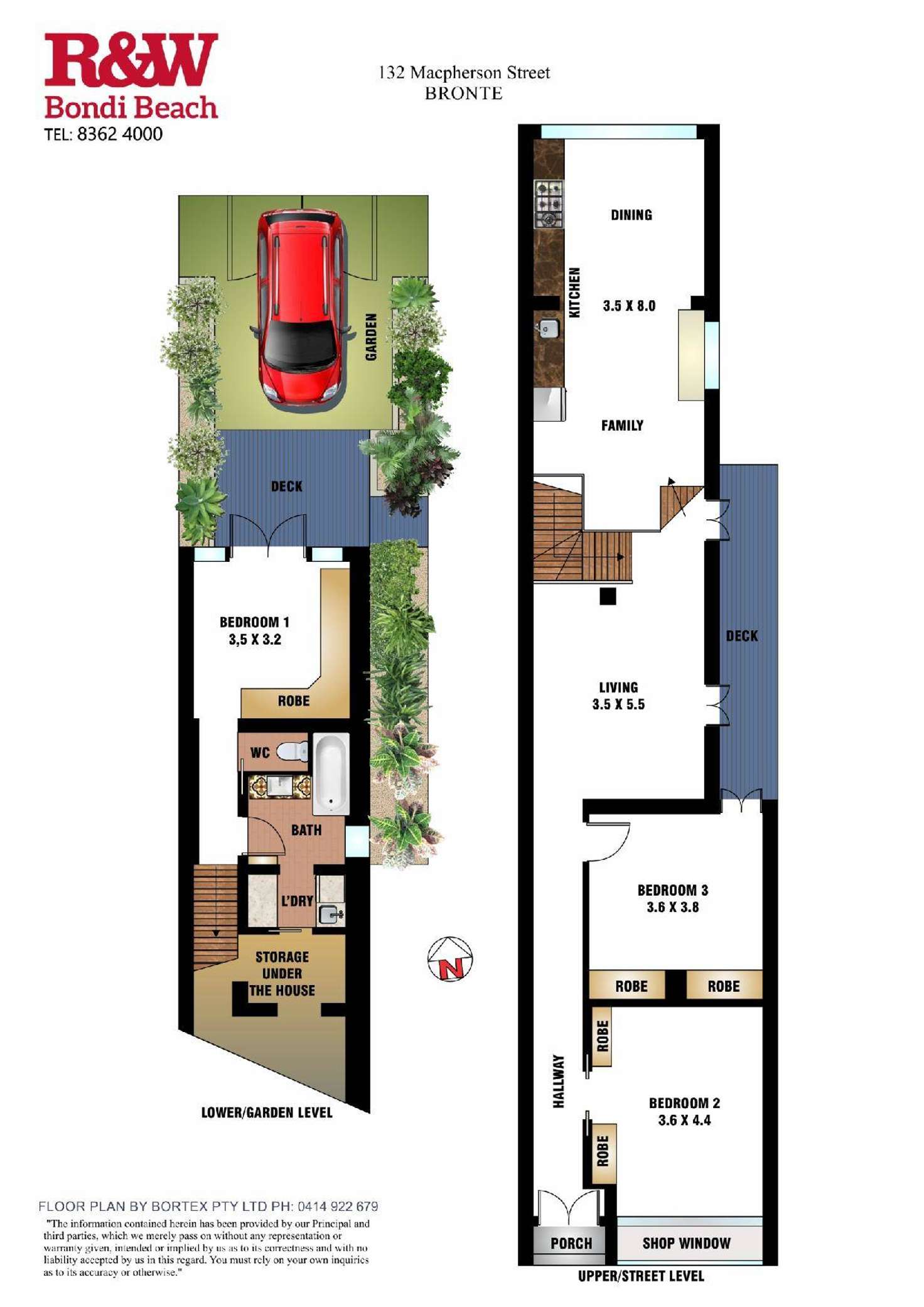 Floorplan of Homely house listing, MacPherson St, Bronte NSW 2024