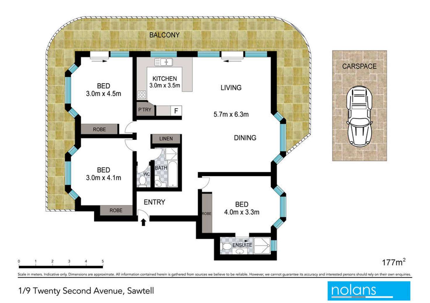 Floorplan of Homely apartment listing, 1/9 Twenty Second Avenue, Sawtell NSW 2452