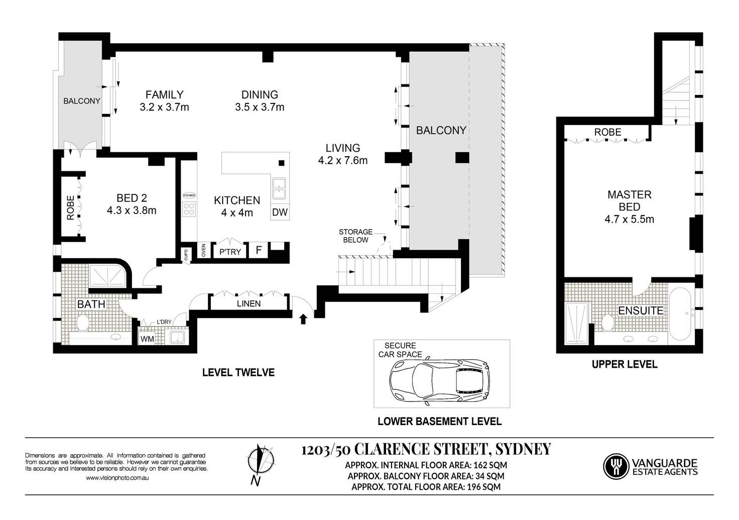 Floorplan of Homely apartment listing, 50 Clarence Street, Sydney NSW 2000