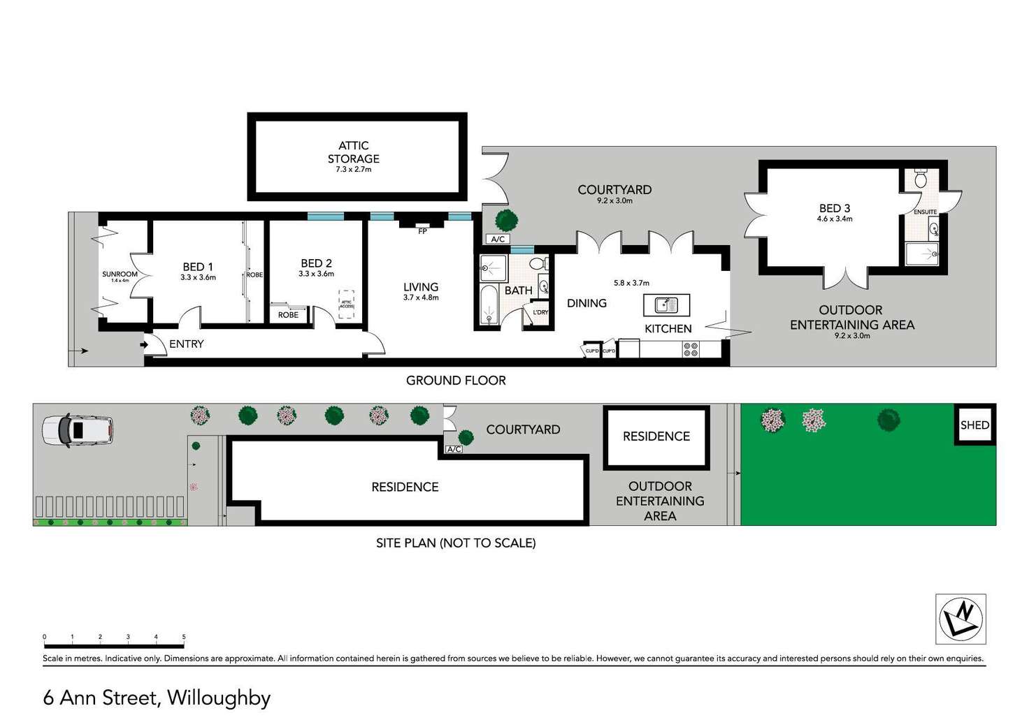 Floorplan of Homely house listing, 6 Ann Street, Willoughby NSW 2068