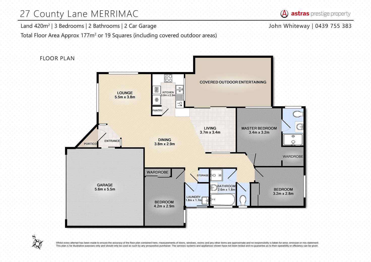 Floorplan of Homely house listing, 27 County Lane, Merrimac QLD 4226