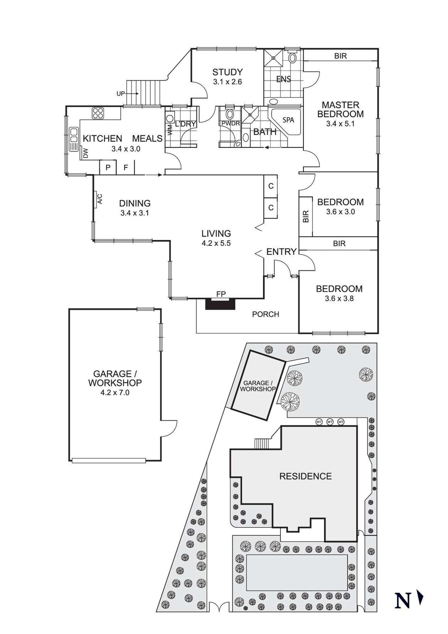 Floorplan of Homely house listing, 3 Gilmore Road, Doncaster VIC 3108