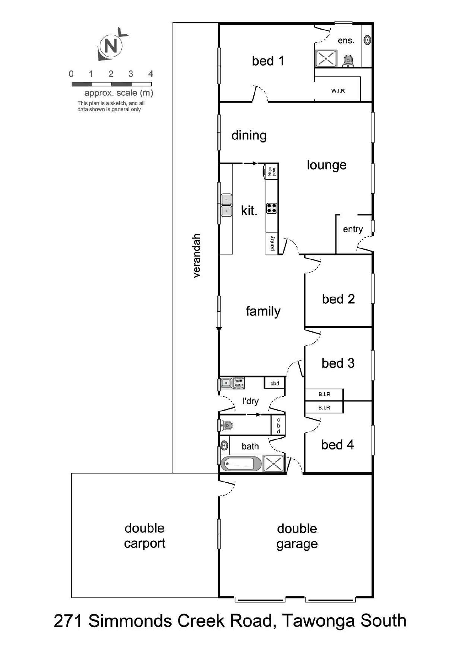 Floorplan of Homely house listing, 272 Simmonds Creek Road, Tawonga South VIC 3698