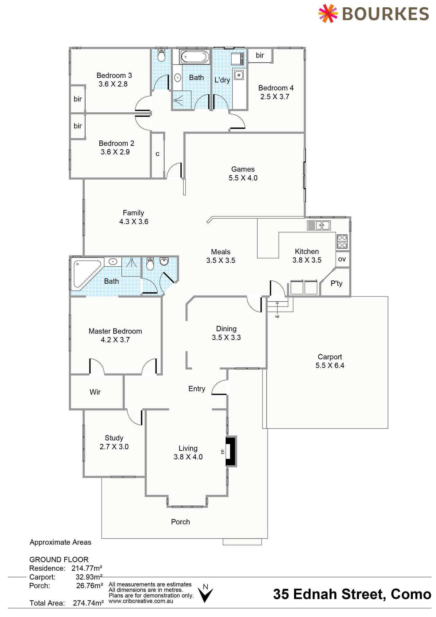 Floorplan of Homely house listing, 35 Ednah Street, Como WA 6152