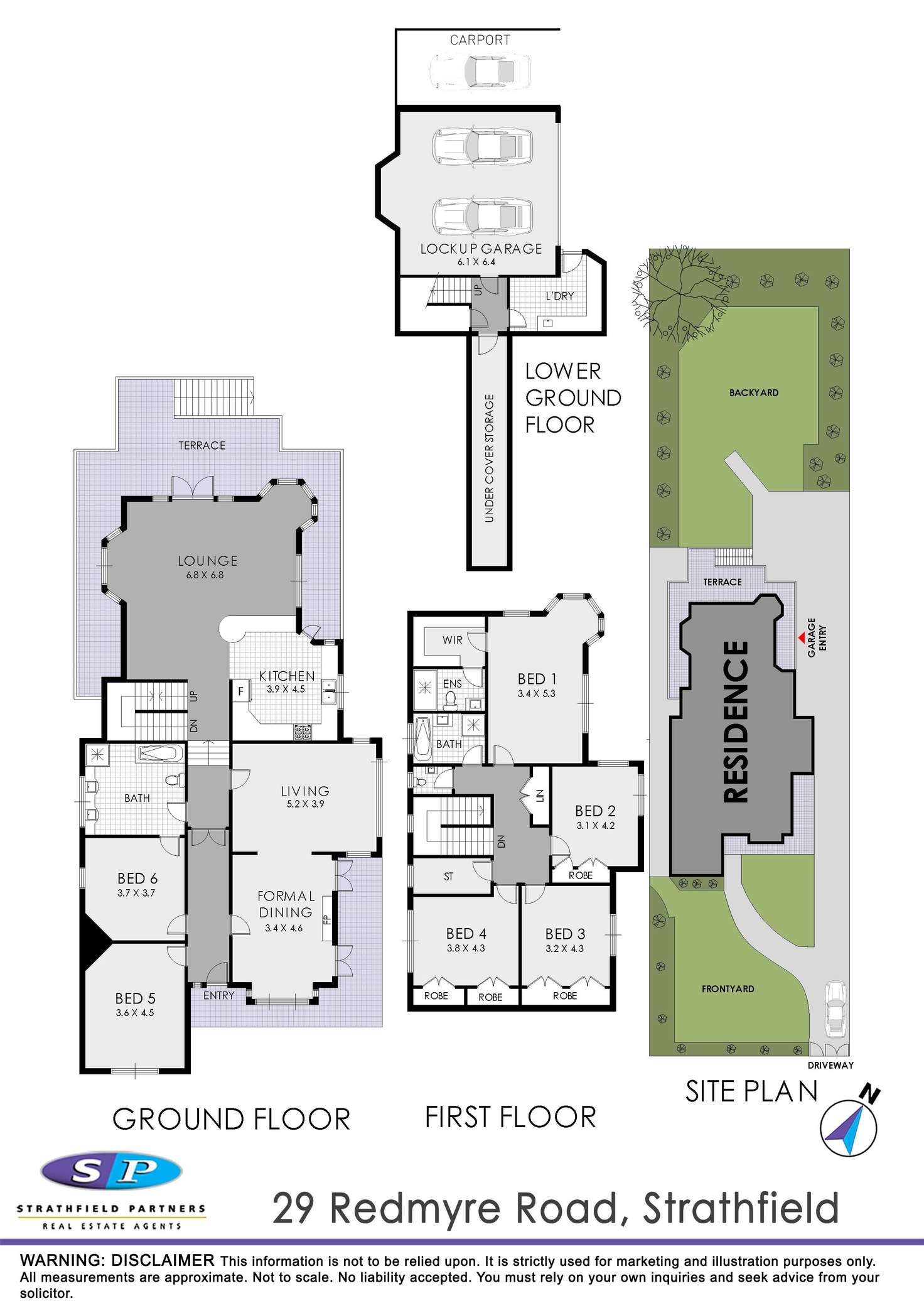 Floorplan of Homely house listing, 29 Redmyre Road, Strathfield NSW 2135