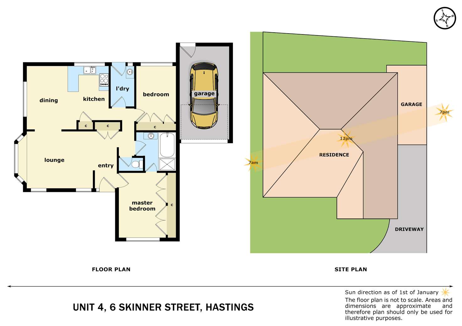 Floorplan of Homely unit listing, 4/6 Skinner Street, Hastings VIC 3915