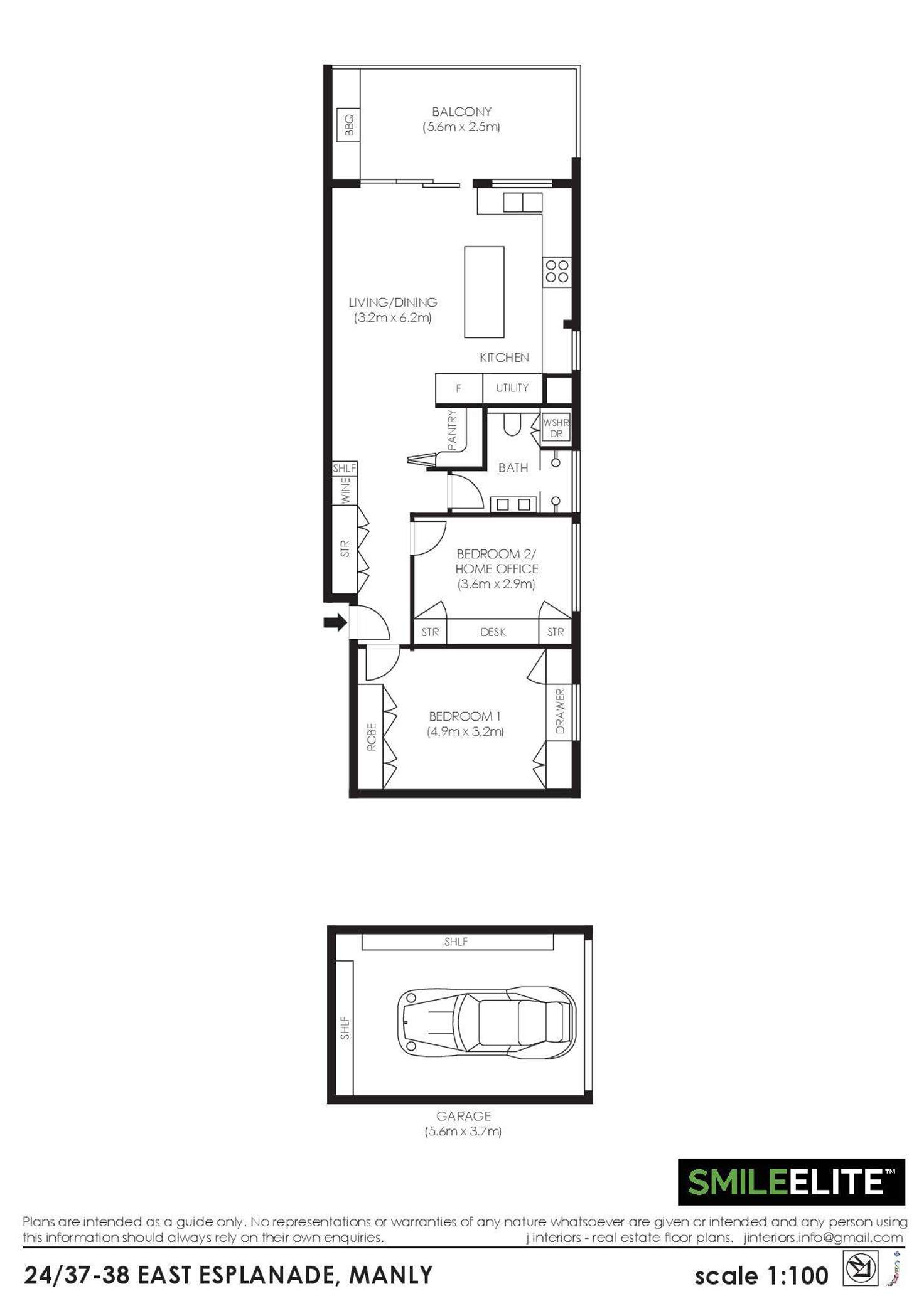 Floorplan of Homely apartment listing, 24/37-38 East Esplanade, Manly NSW 2095
