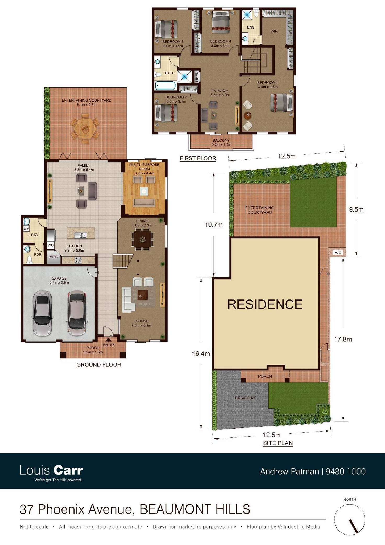 Floorplan of Homely house listing, 37 Phoenix Avenue, Beaumont Hills NSW 2155