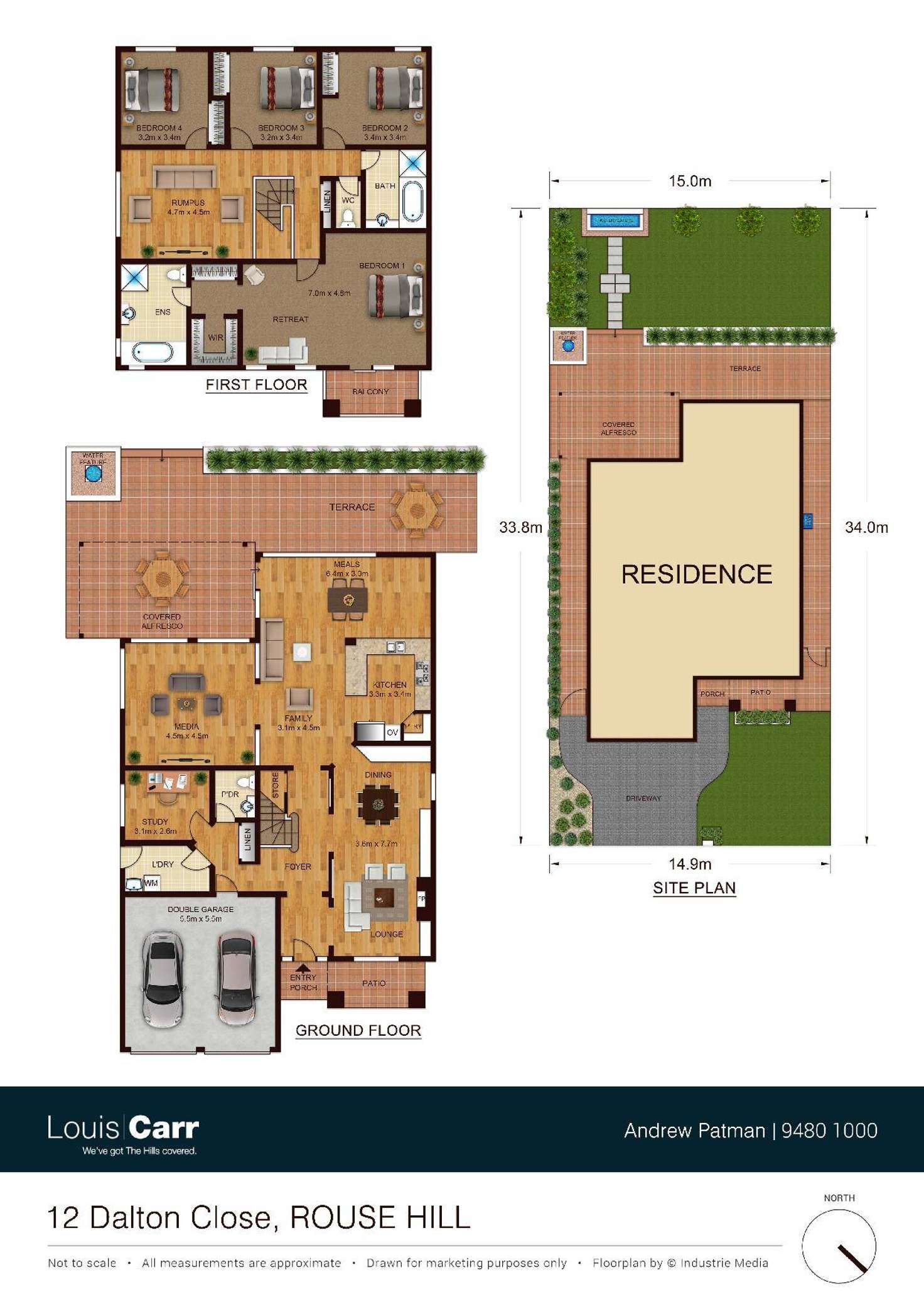 Floorplan of Homely house listing, 12 Dalton Close, Rouse Hill NSW 2155