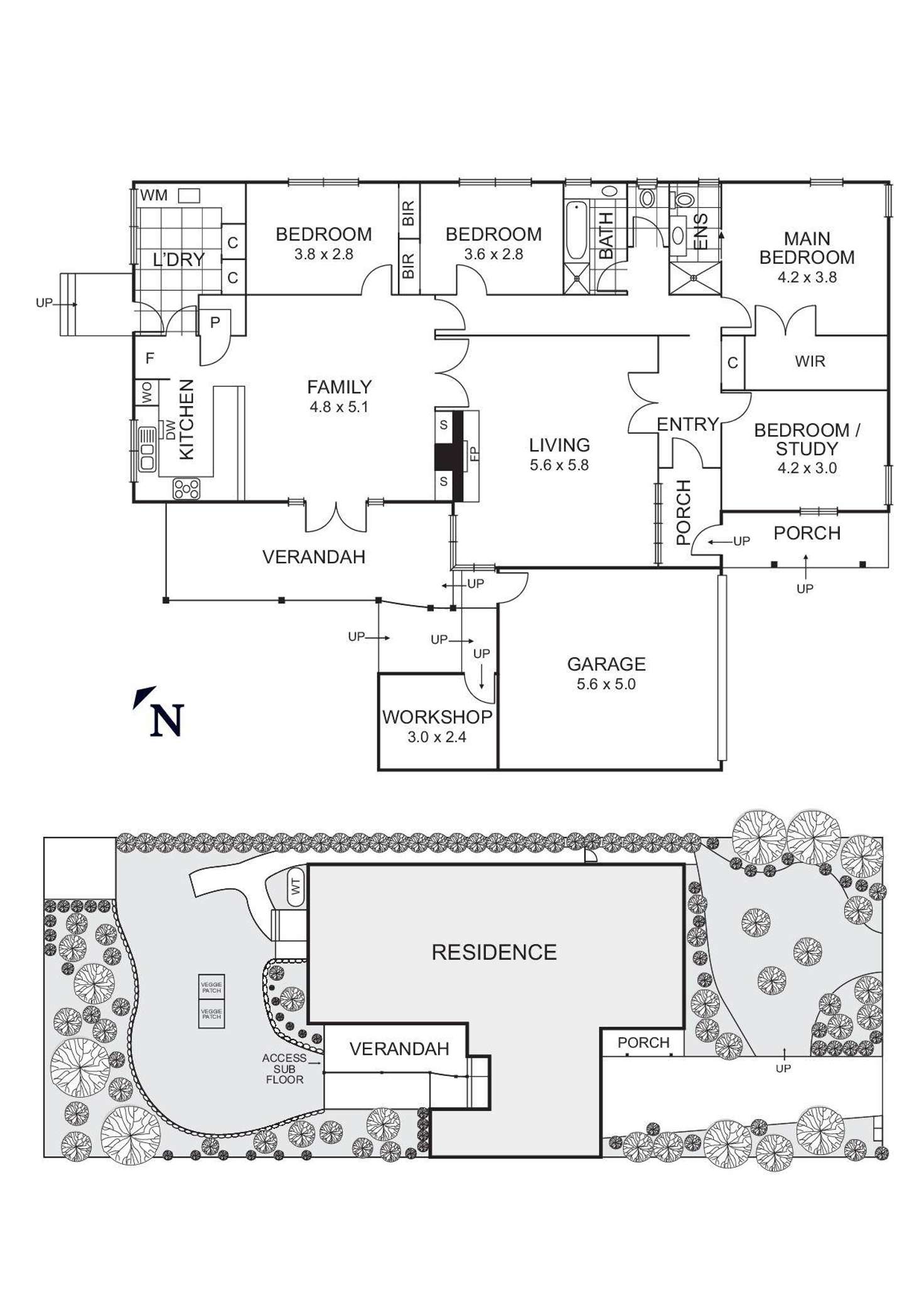 Floorplan of Homely house listing, 41 Gray Street, Doncaster VIC 3108