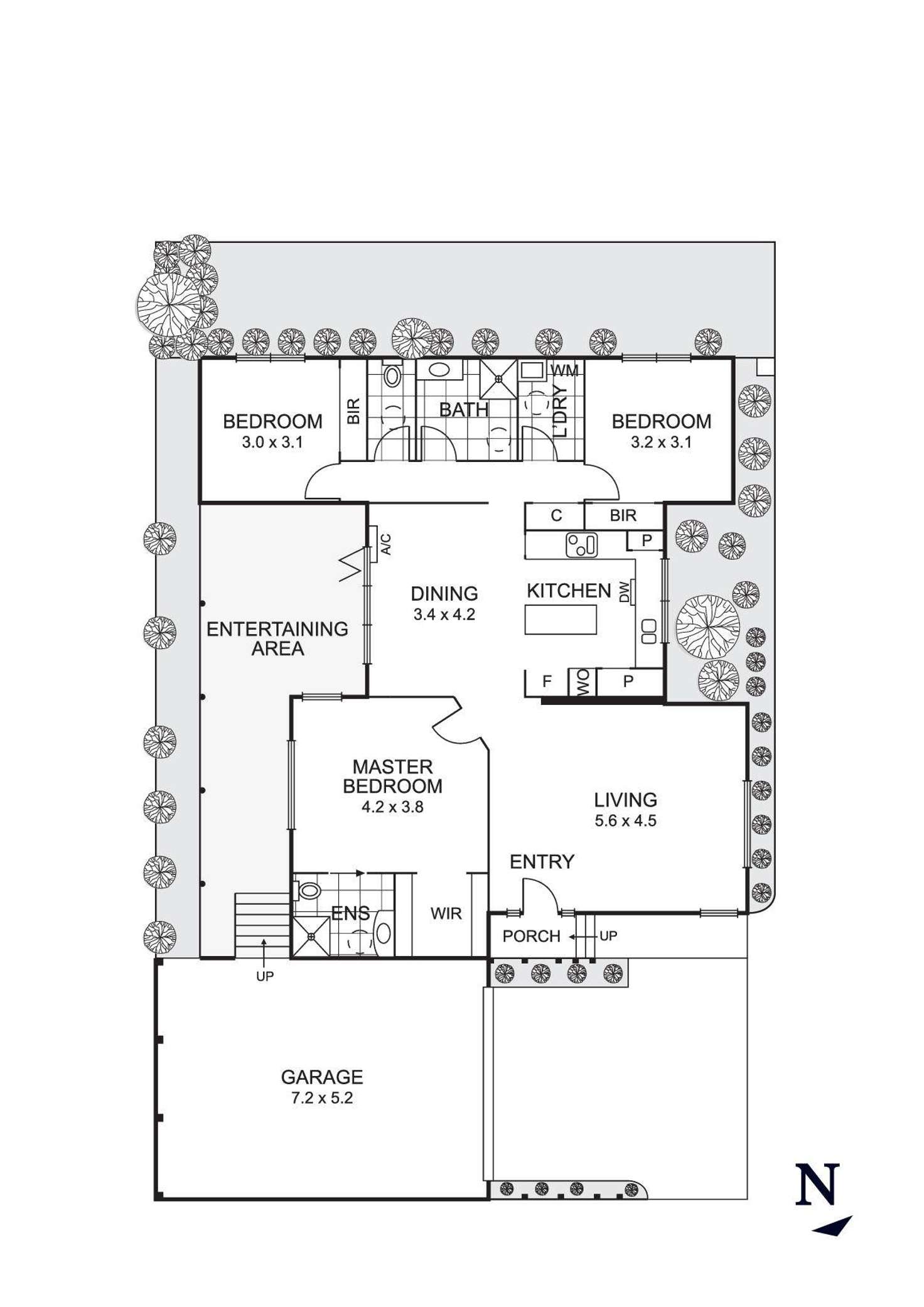 Floorplan of Homely unit listing, 2/7-9 Middlefield Drive, Blackburn North VIC 3130