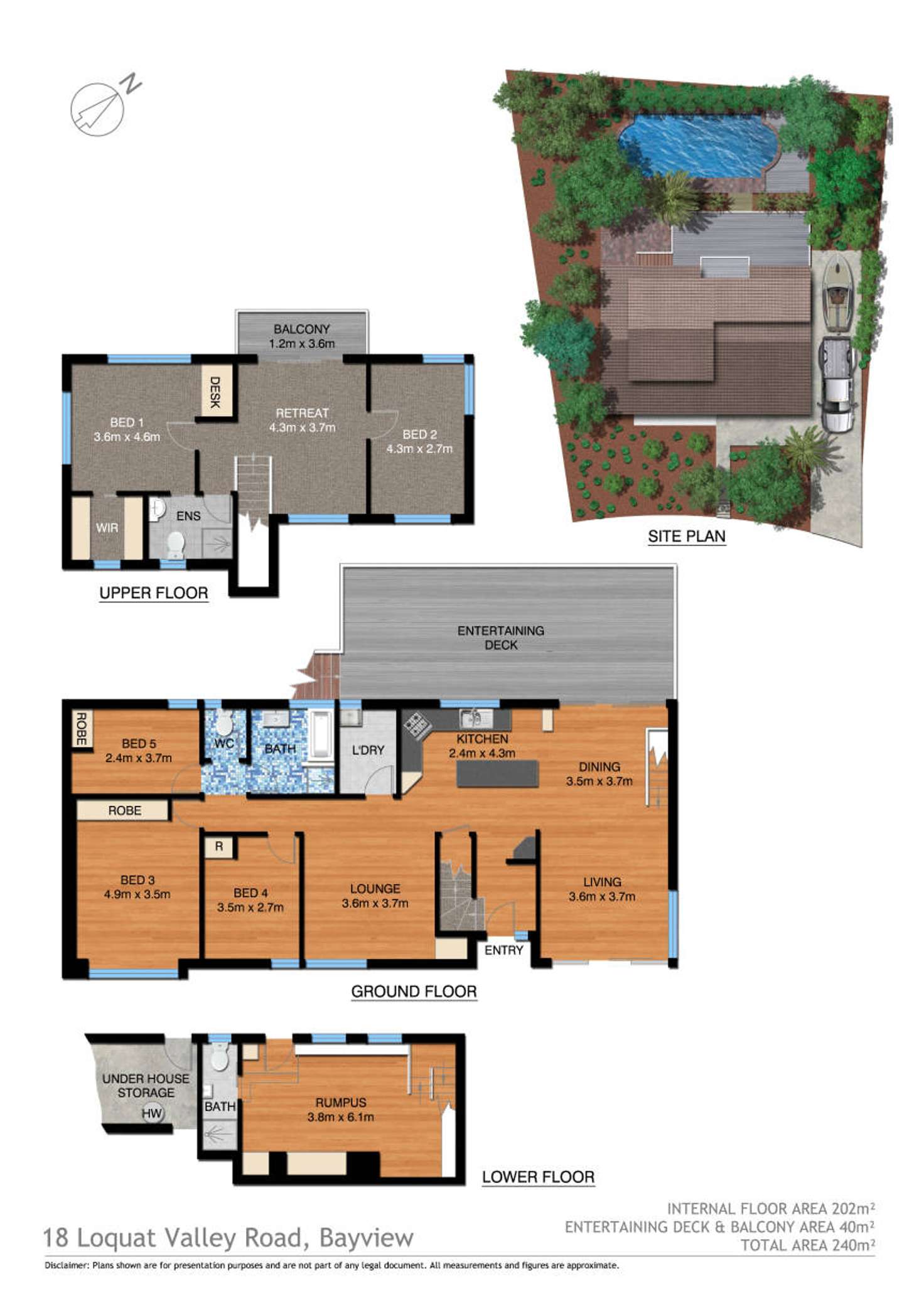 Floorplan of Homely house listing, 18 Loquat Valley Road, Bayview NSW 2104