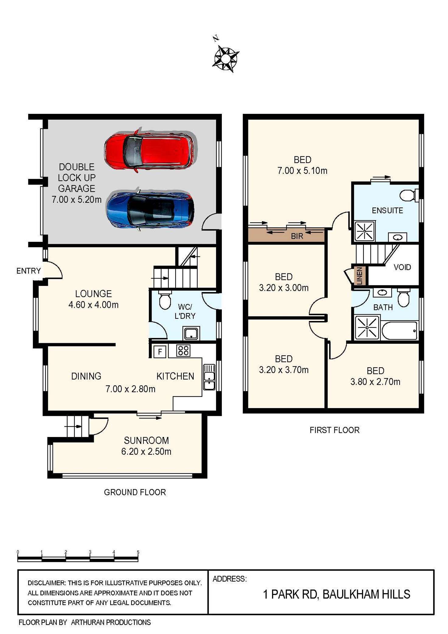 Floorplan of Homely house listing, 1 Park Road, Baulkham Hills NSW 2153