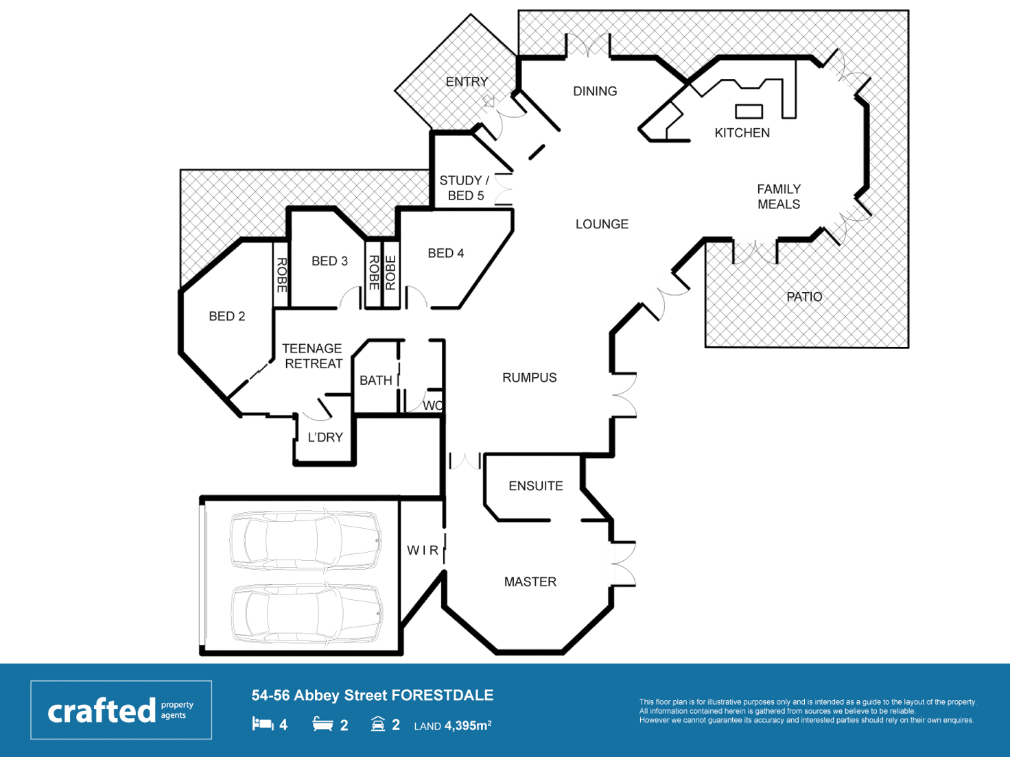 Floorplan of Homely house listing, 54 Abbey Street, Forestdale QLD 4118
