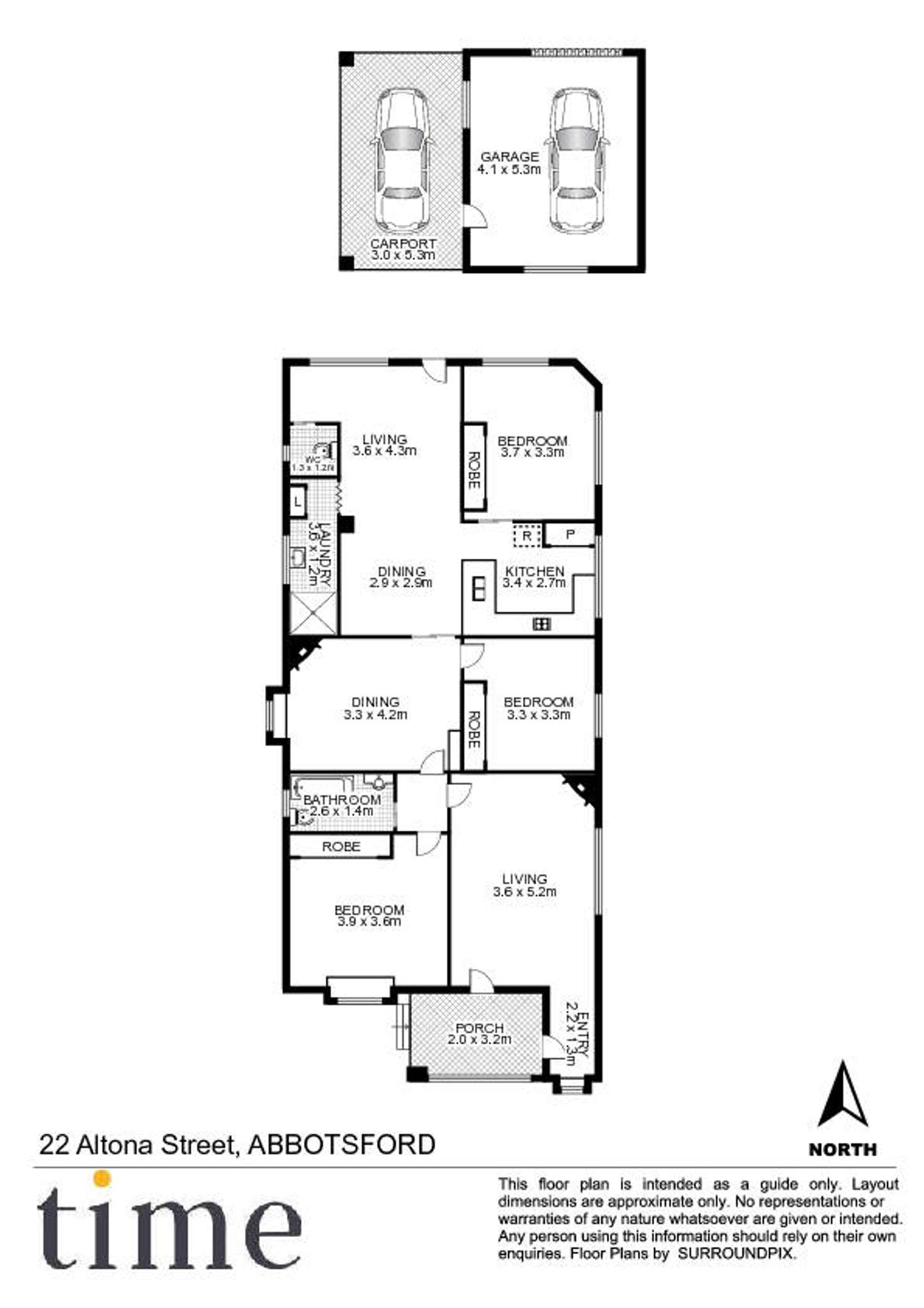 Floorplan of Homely house listing, 22 Altona Street, Abbotsford NSW 2046