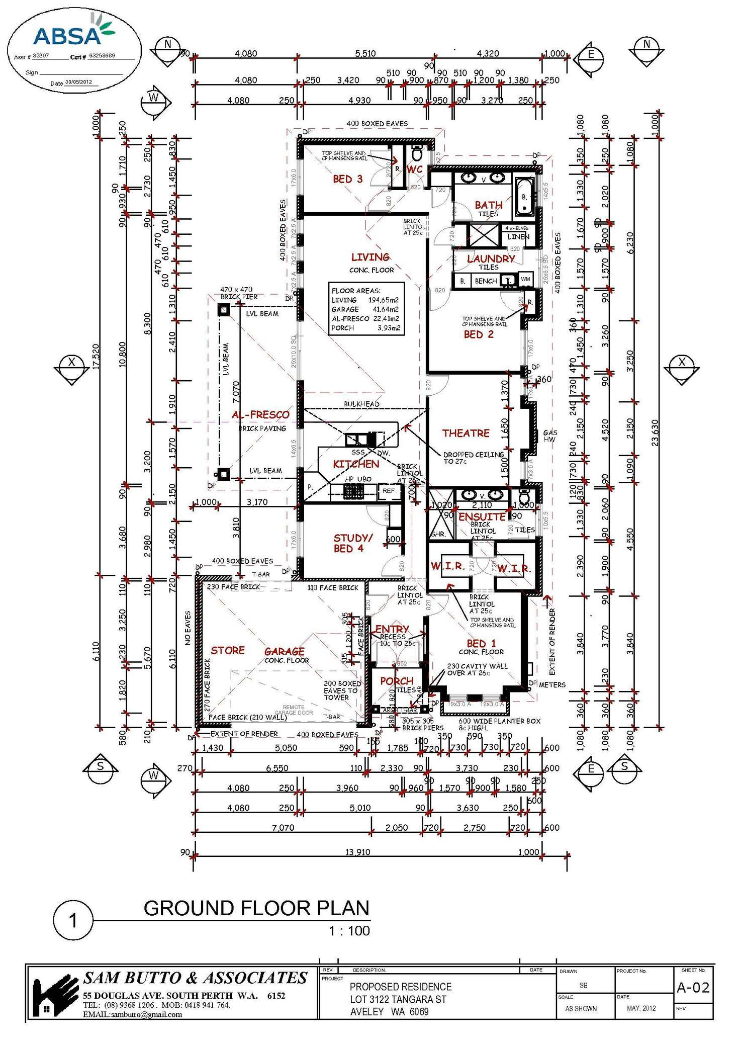 Floorplan of Homely house listing, 5 Tangara Street, Aveley WA 6069