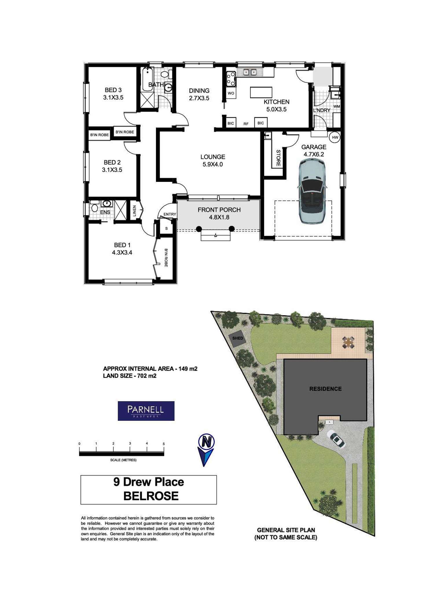 Floorplan of Homely house listing, 9 Drew Place, Belrose NSW 2085