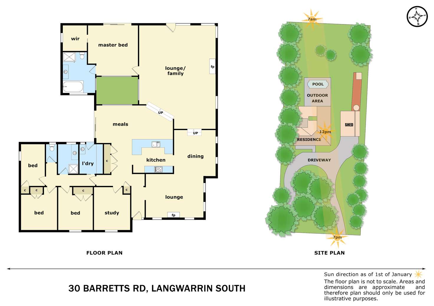 Floorplan of Homely house listing, 30 Barretts Road, Langwarrin South VIC 3911